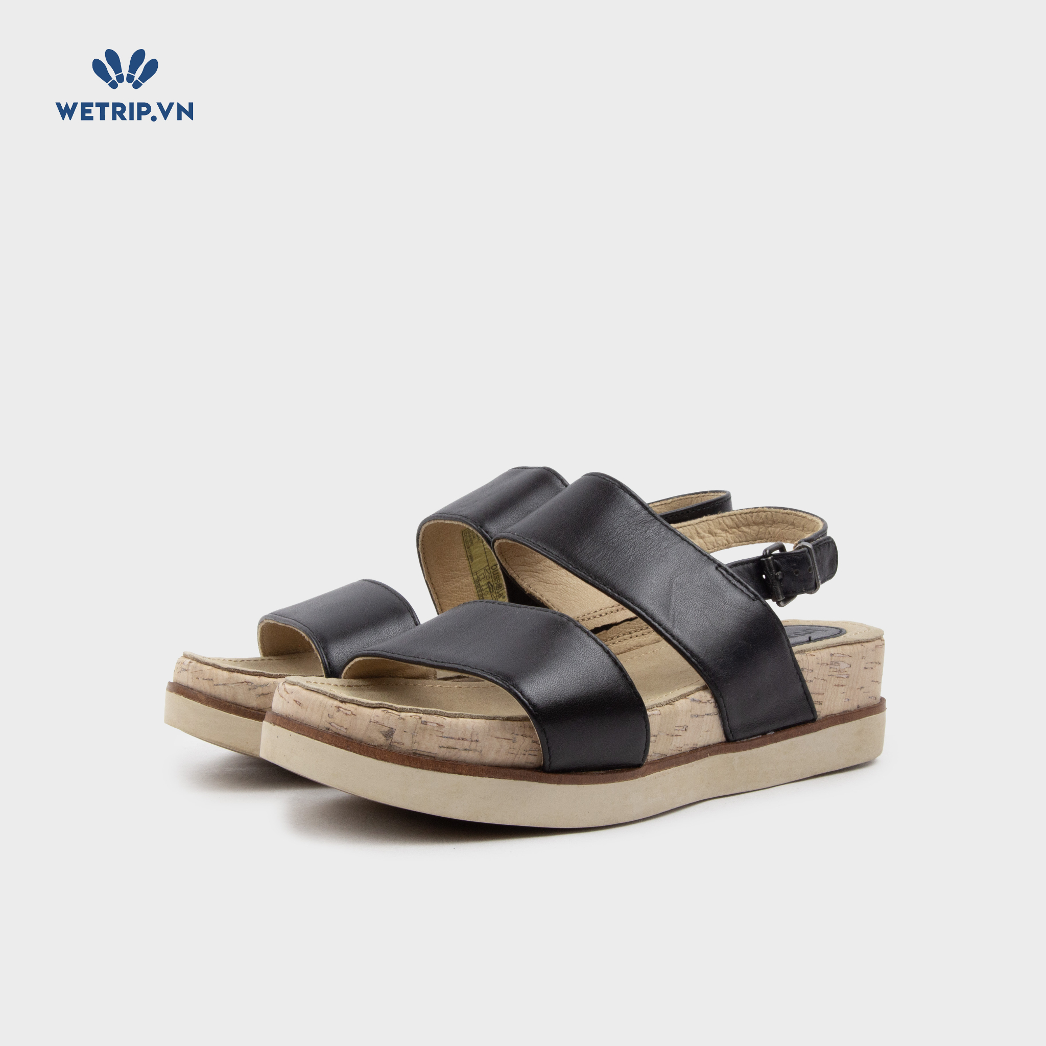 Sandal Bussola (Đen đế nâu) Mã SD-BSL-106-A