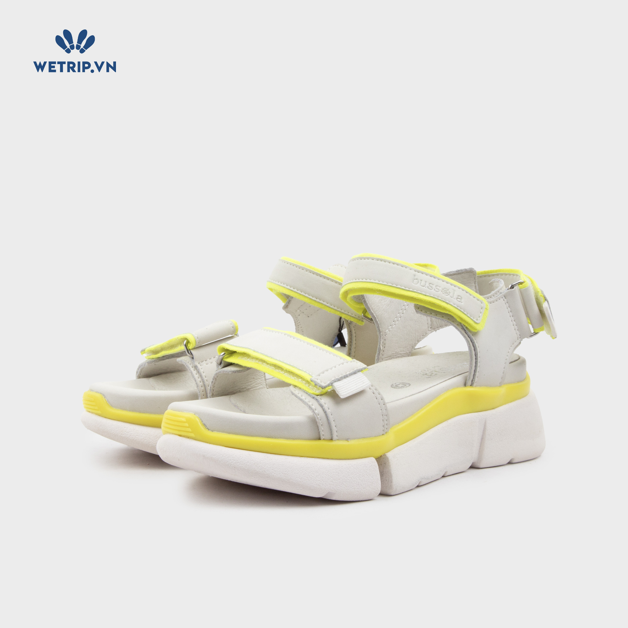 Sandal Bussola (Sữa viền vàng chanh) Mã SD-BSL-101-D