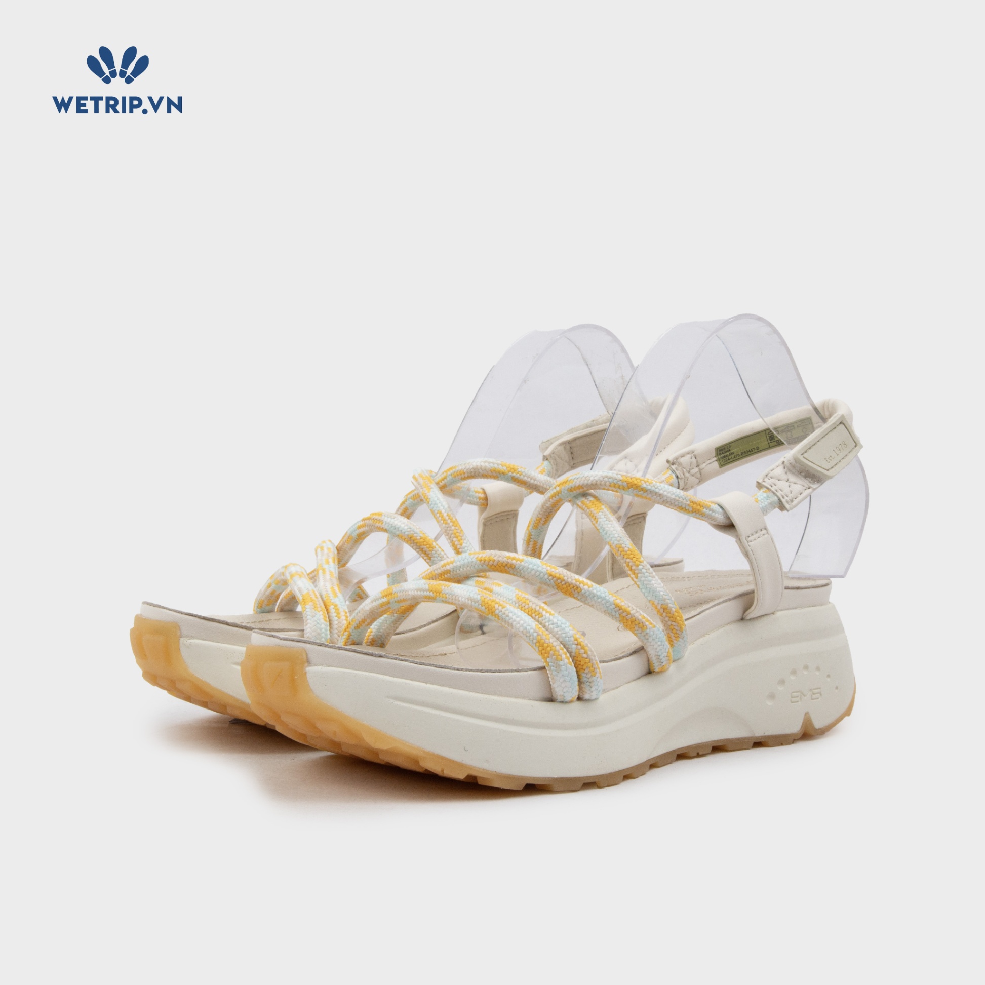 Sandal Bussola (Quai mix be vàng xanh) Mã SD-BSL-117-A