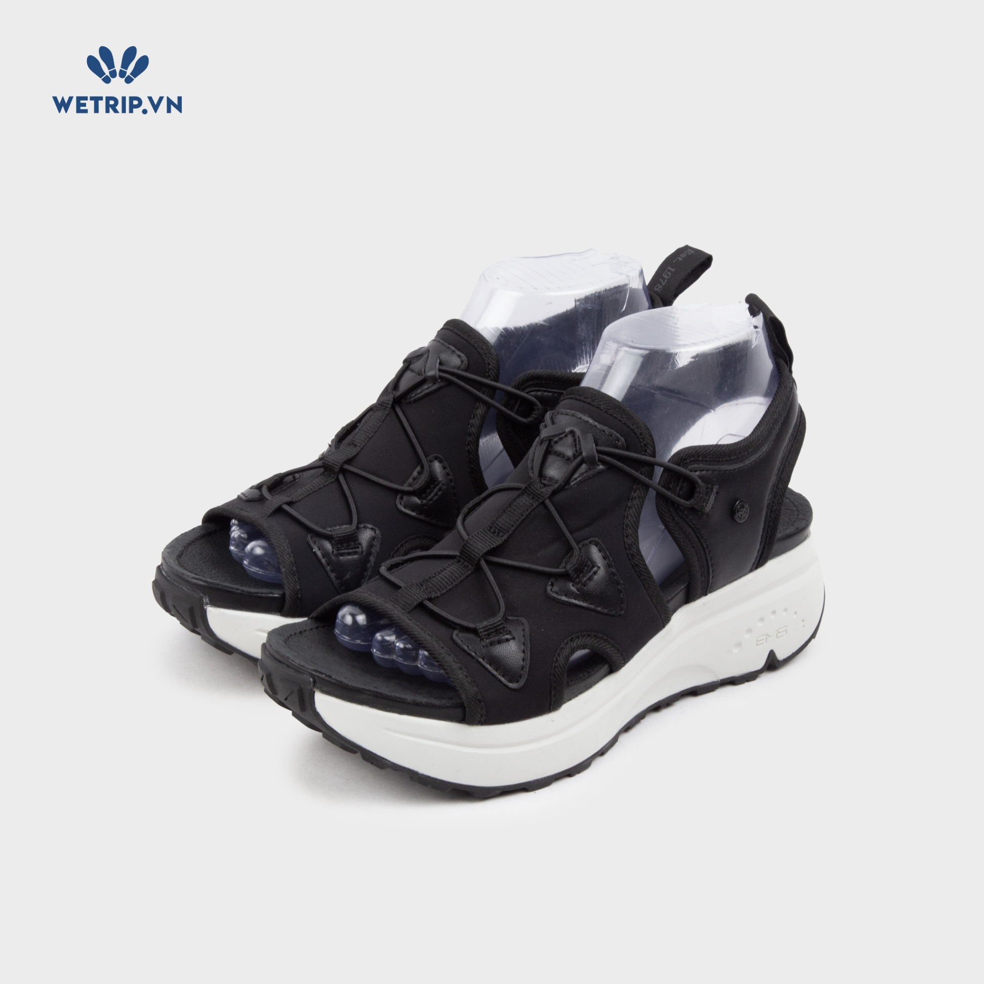 Sandal Bussola (Đen đế trắng) Mã SD-BSL-127-A1