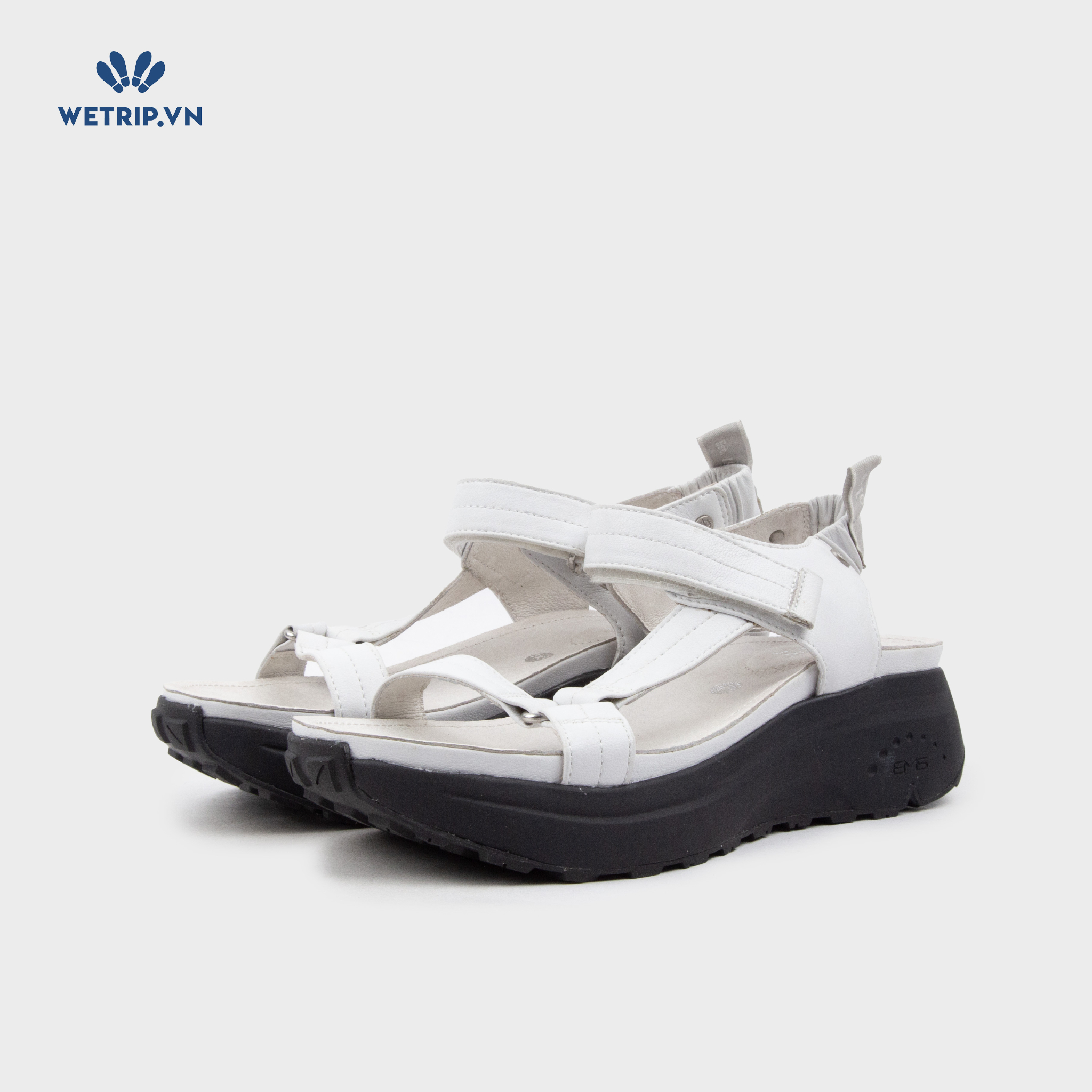 Sandal Bussola (Trắng đế đen) Mã SD-BSL-107-D