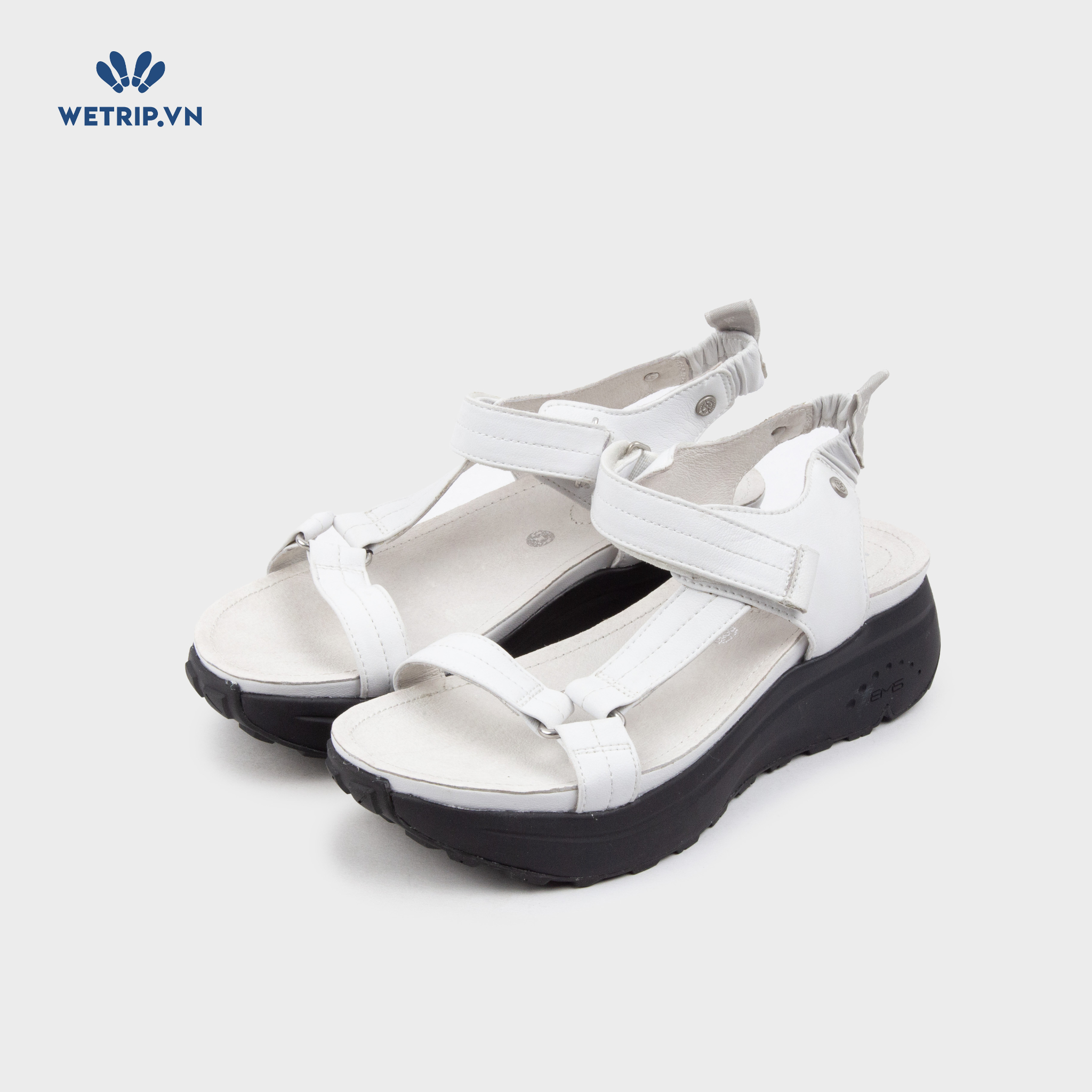 Sandal Bussola (Trắng đế đen) Mã SD-BSL-107-D