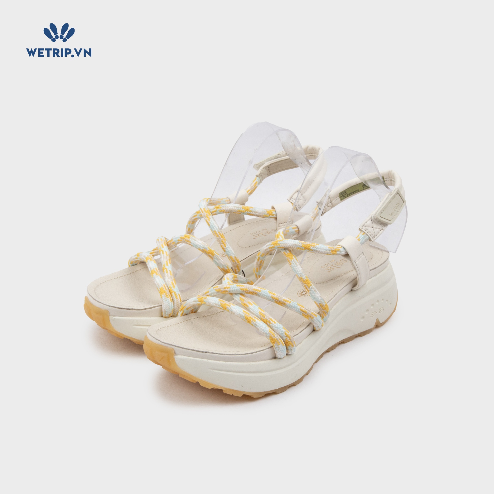 Sandal Bussola (Quai mix be vàng xanh) Mã SD-BSL-117-A