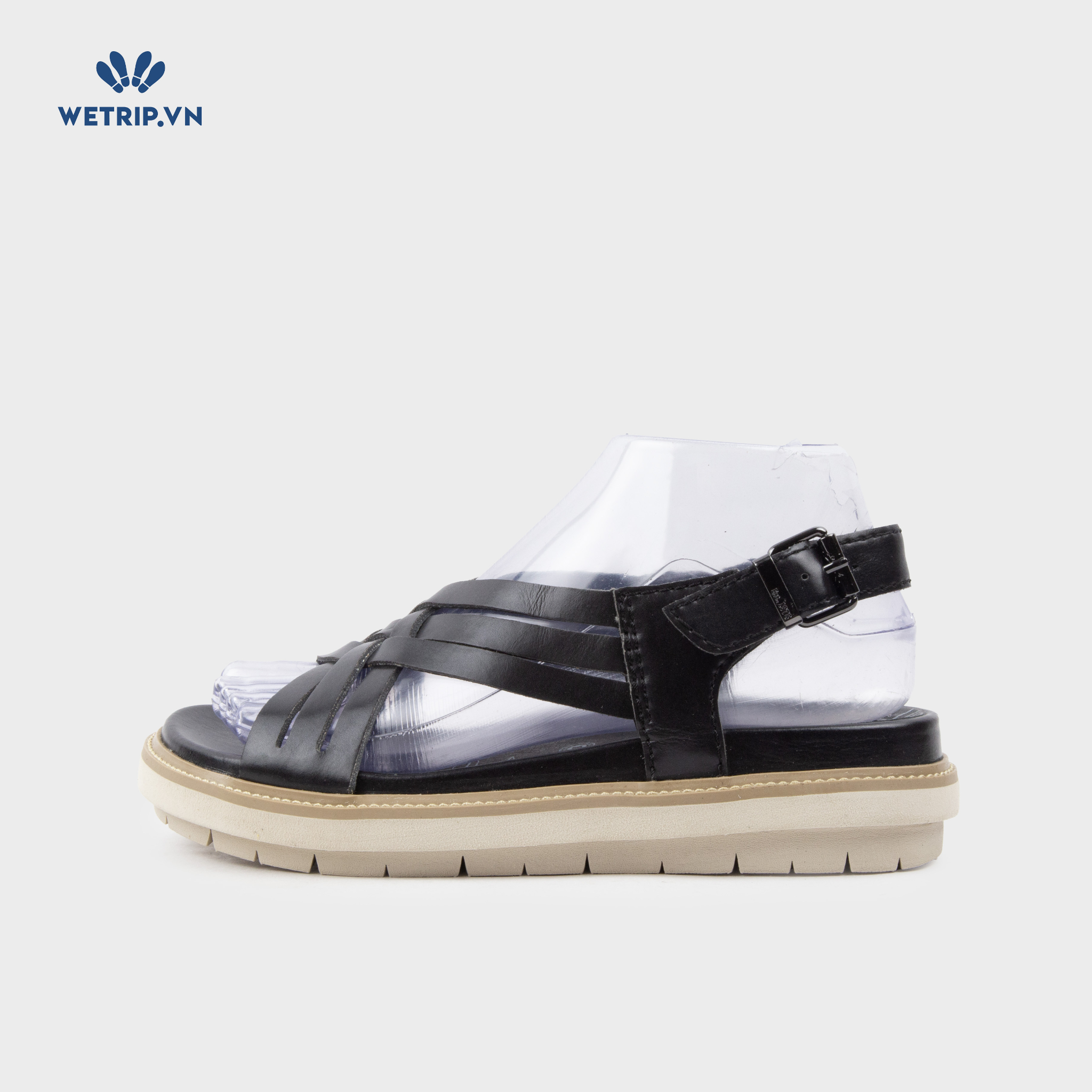 Sandal Bussola (Đen đế nâu) Mã SD-BSL-120-A1