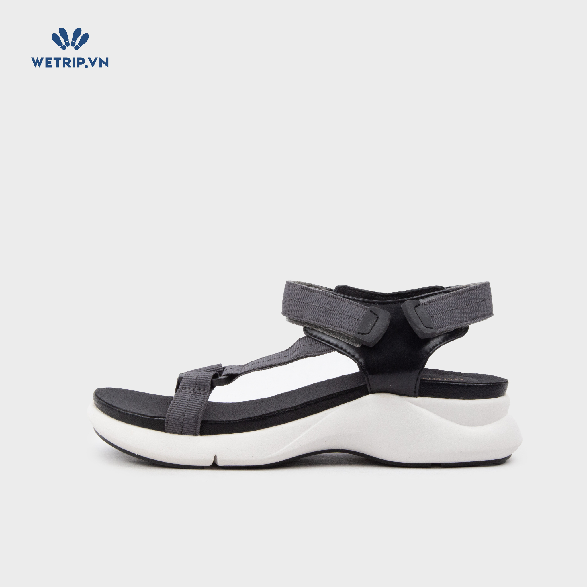 Sandal Bussola (Quai đen pha xám) Mã SD-BSL-142-A2