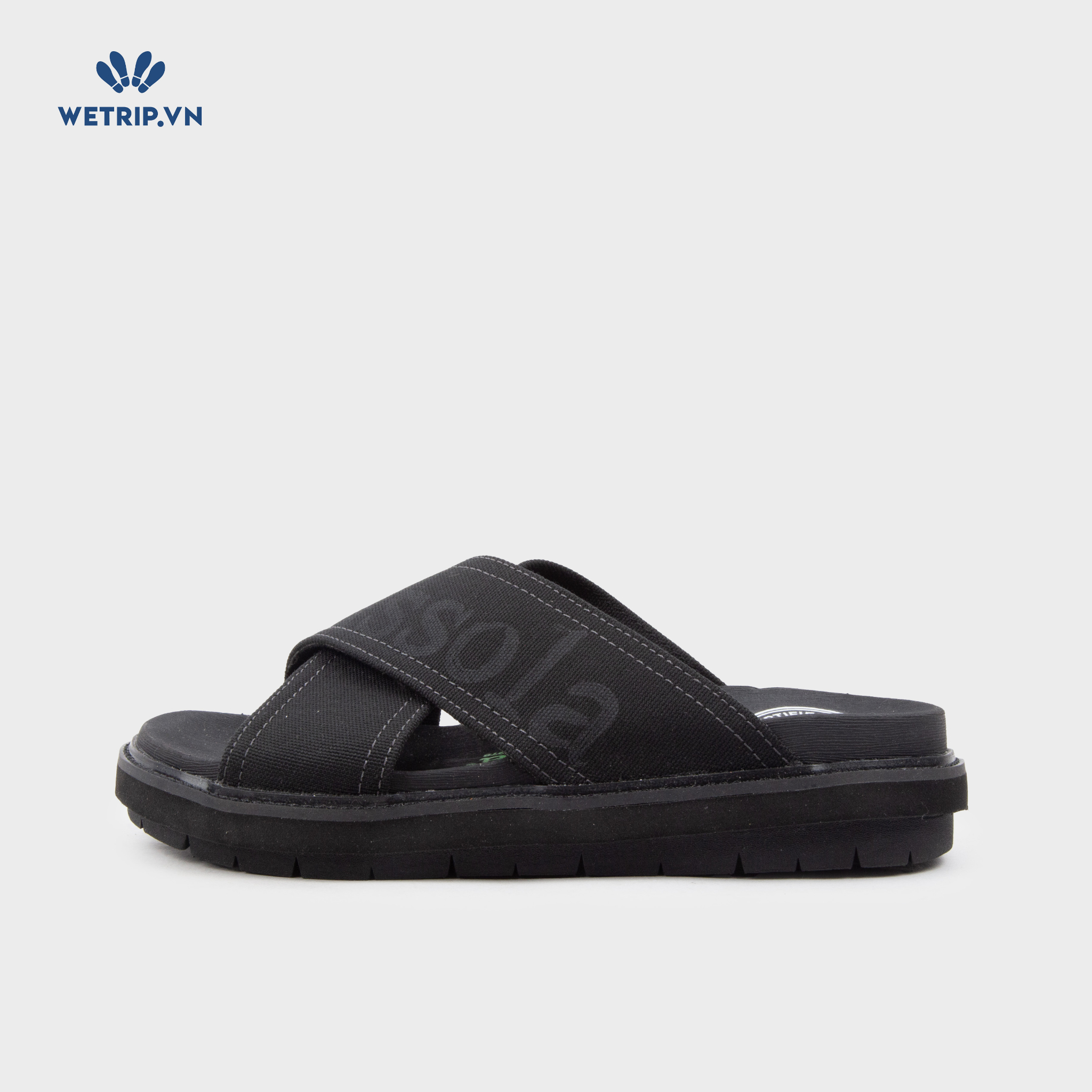 Sandal Bussola (Quai đen đế đen) Mã SD-BSL-138-A