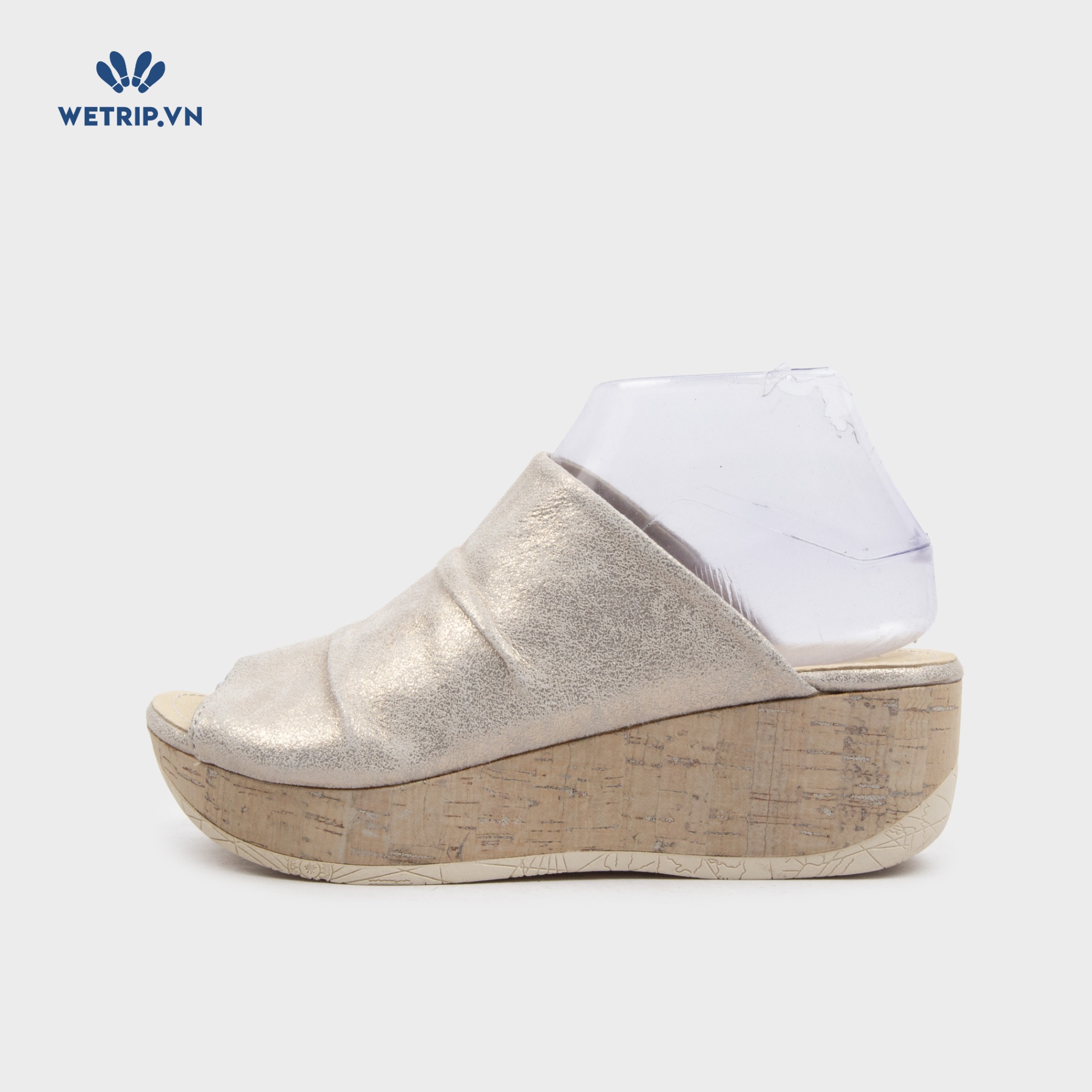 Sandal Xuồng Bussola (Ánh vàng nubuck) Mã SDX-BSL-101-C