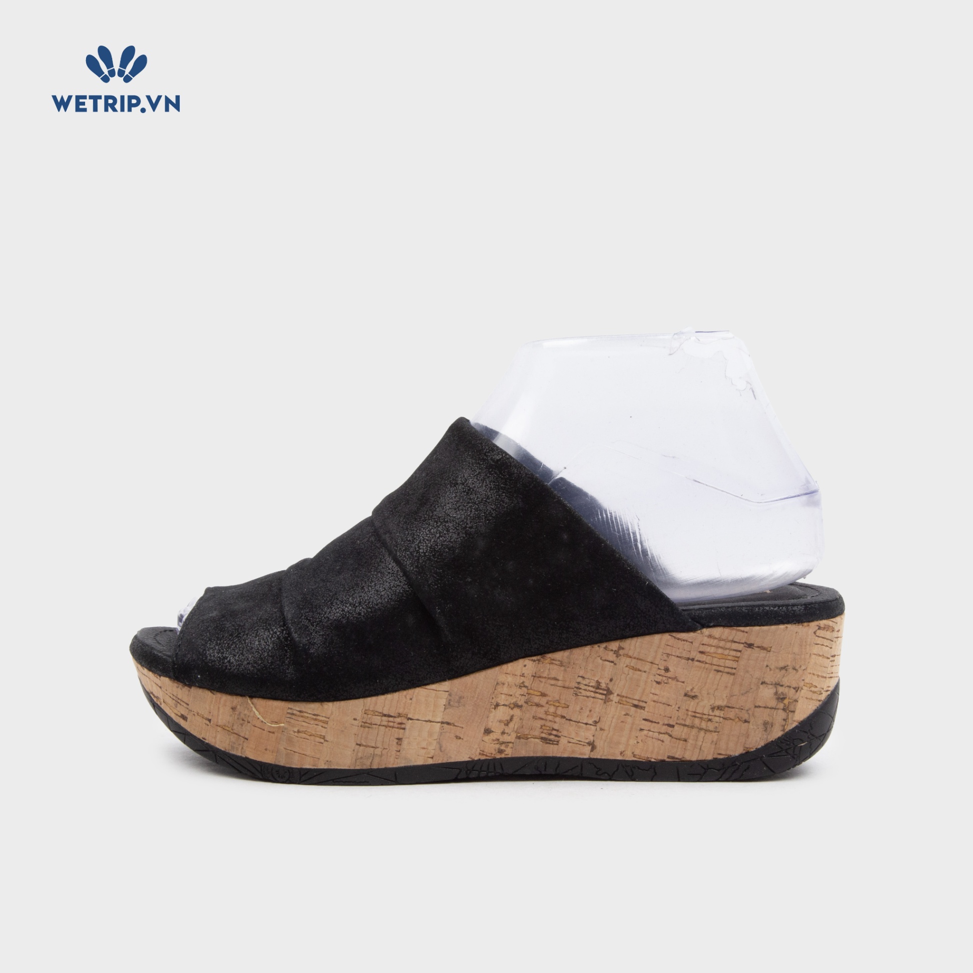 Sandal Xuồng Bussola (Đen lì) Mã SDX-BSL-101-A