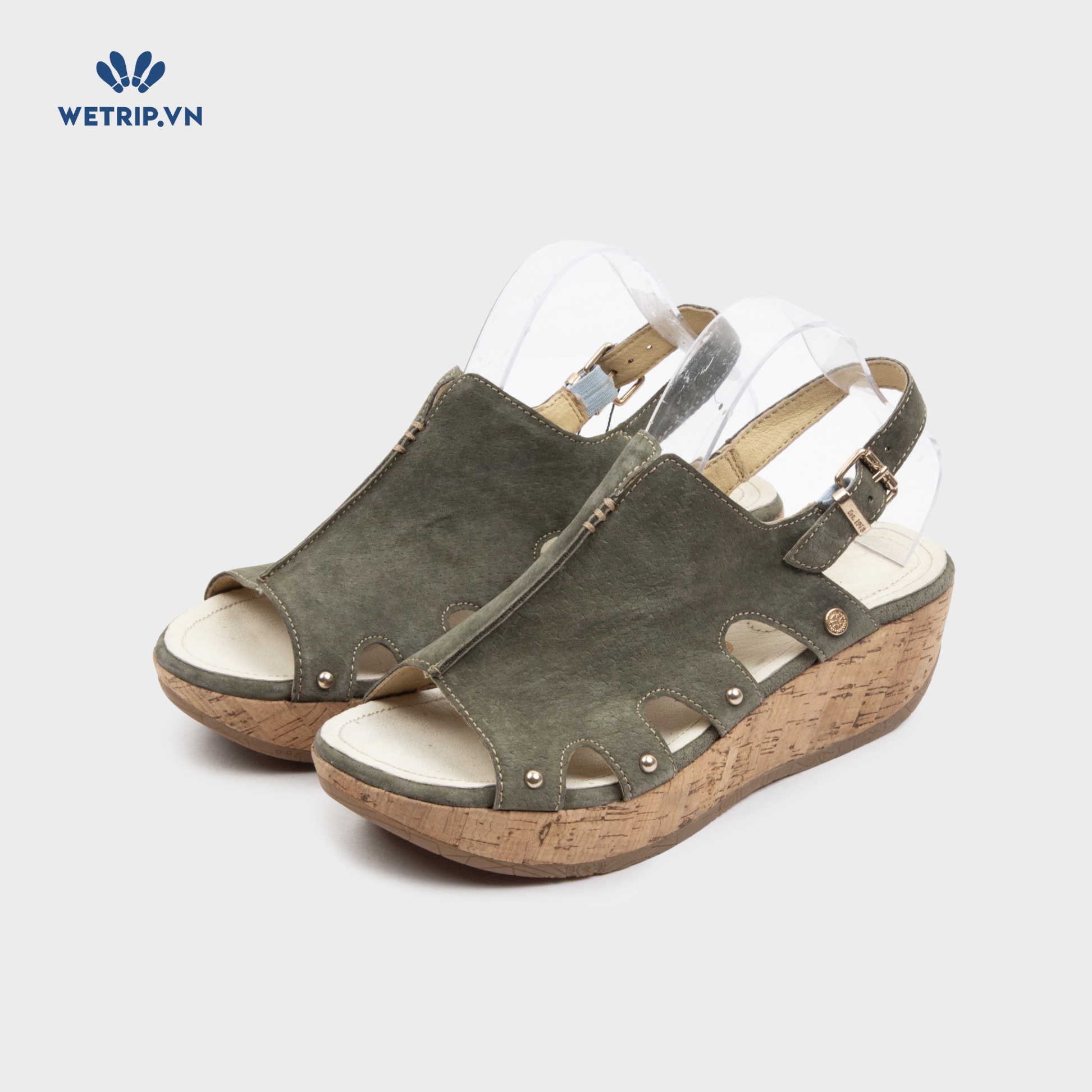 Sandal Xuồng Bussola (Rêu) Mã SDX-BSL-105-E