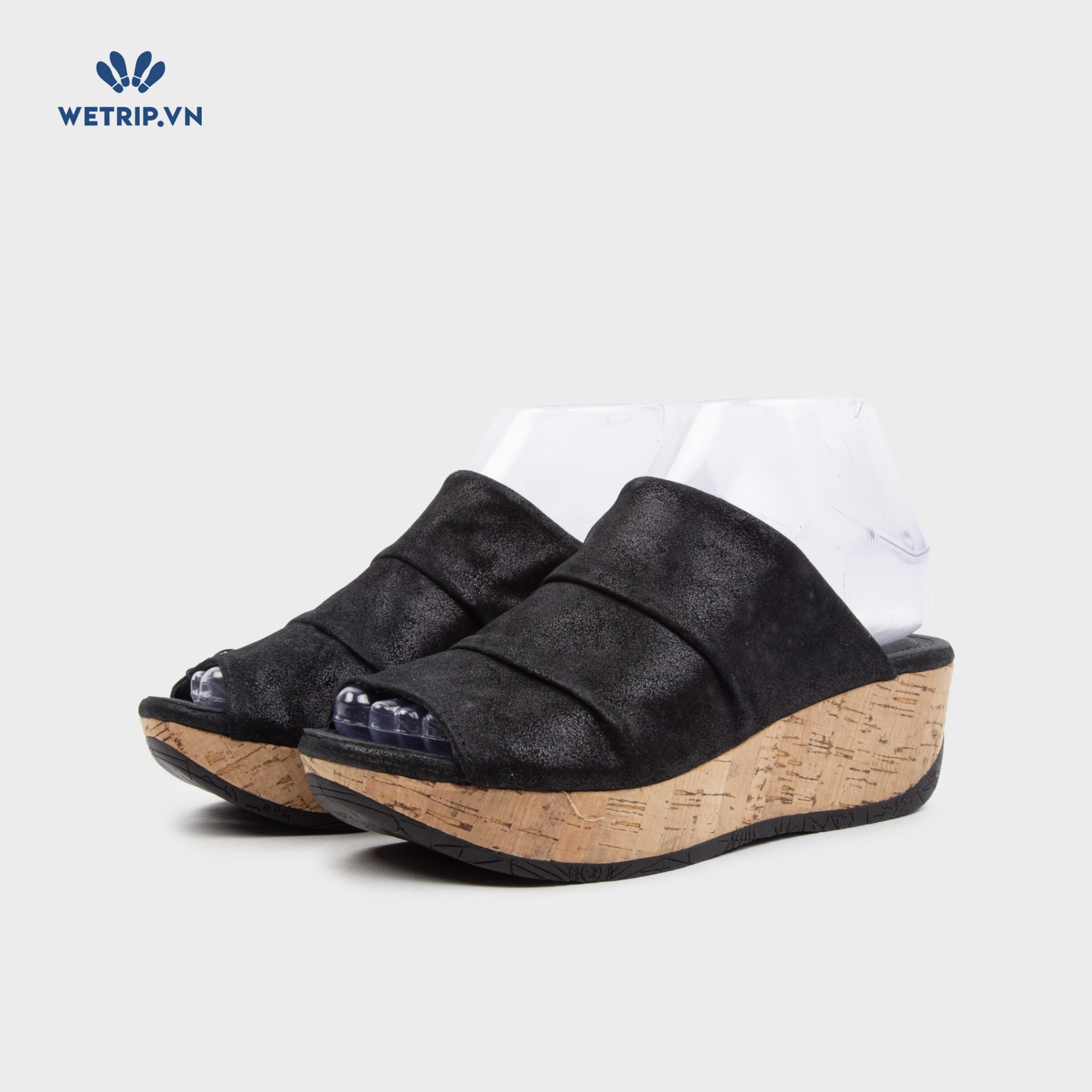 Sandal Xuồng Bussola (Đen lì) Mã SDX-BSL-101-A
