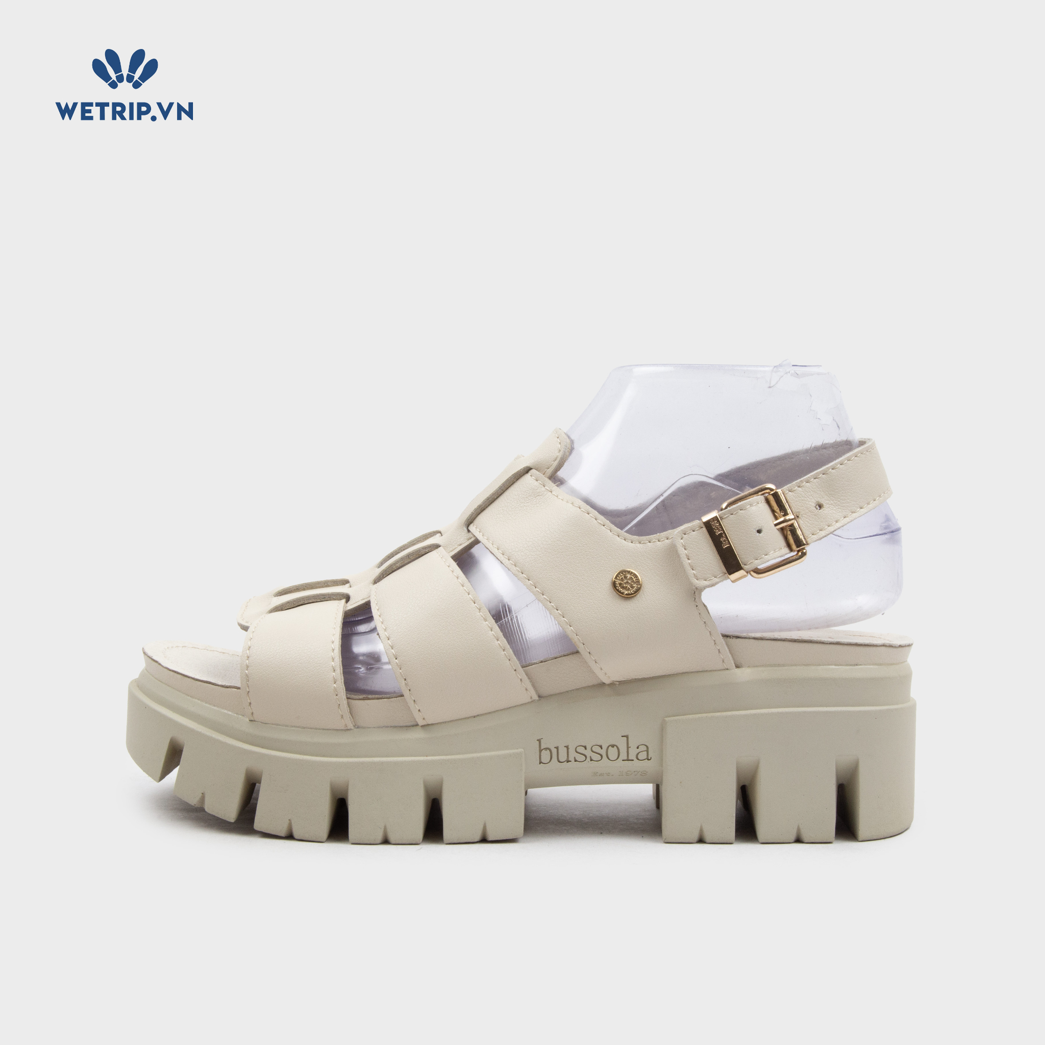 Sandal Cao Gót Bussola (Be) Mã SDCG-BSL-104-C
