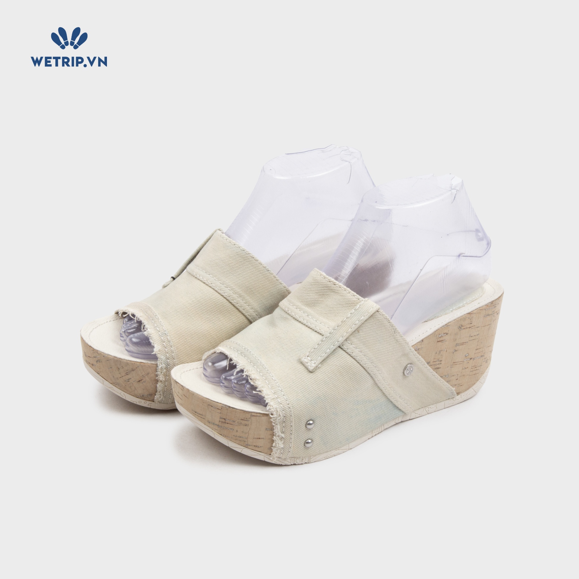 Sandal Xuồng Bussola (Xanh nhạt vải bò) Mã SDX-BSL-104-A