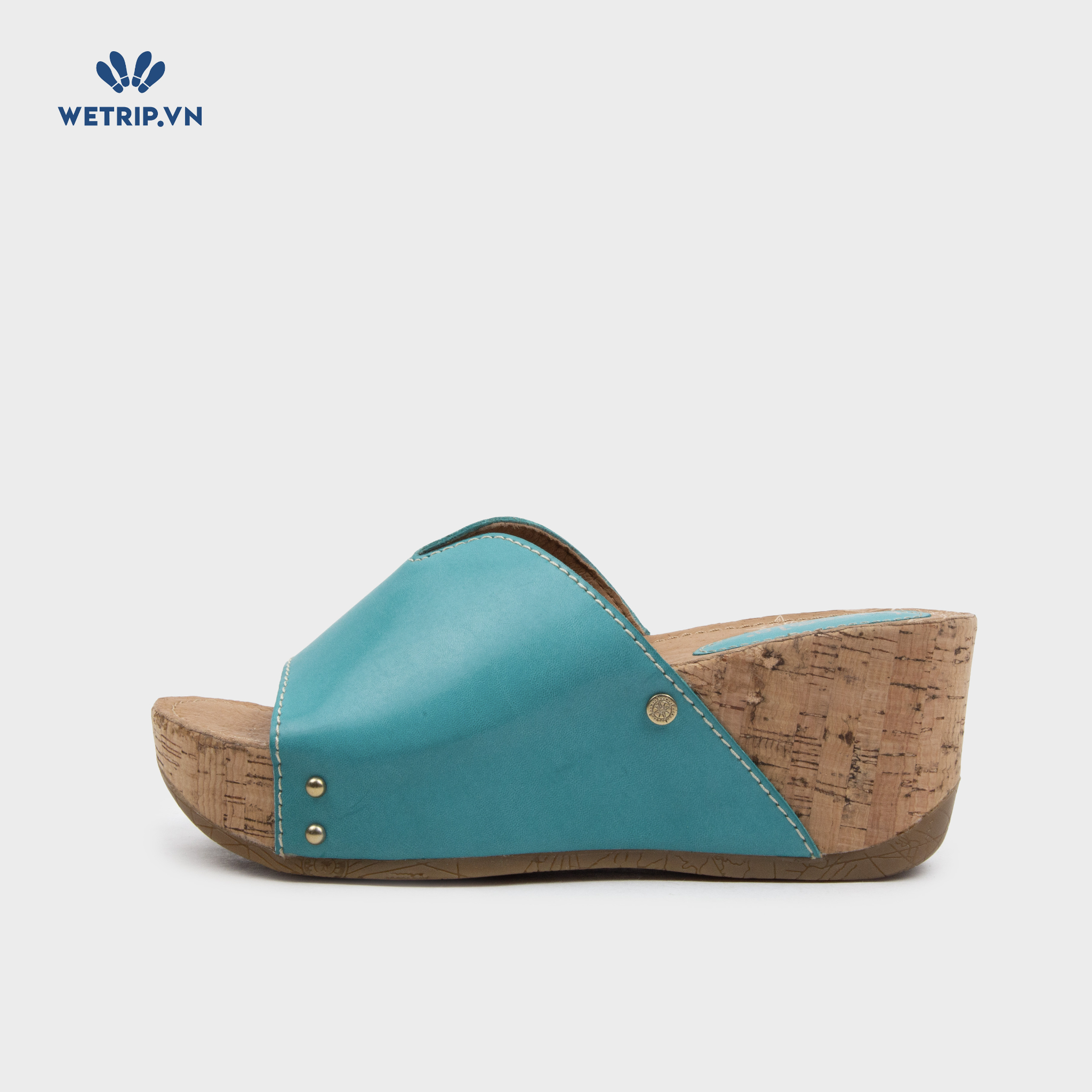 Sandal Xuồng Bussola (Xanh ngọc) Mã SDX-BSL-103-F