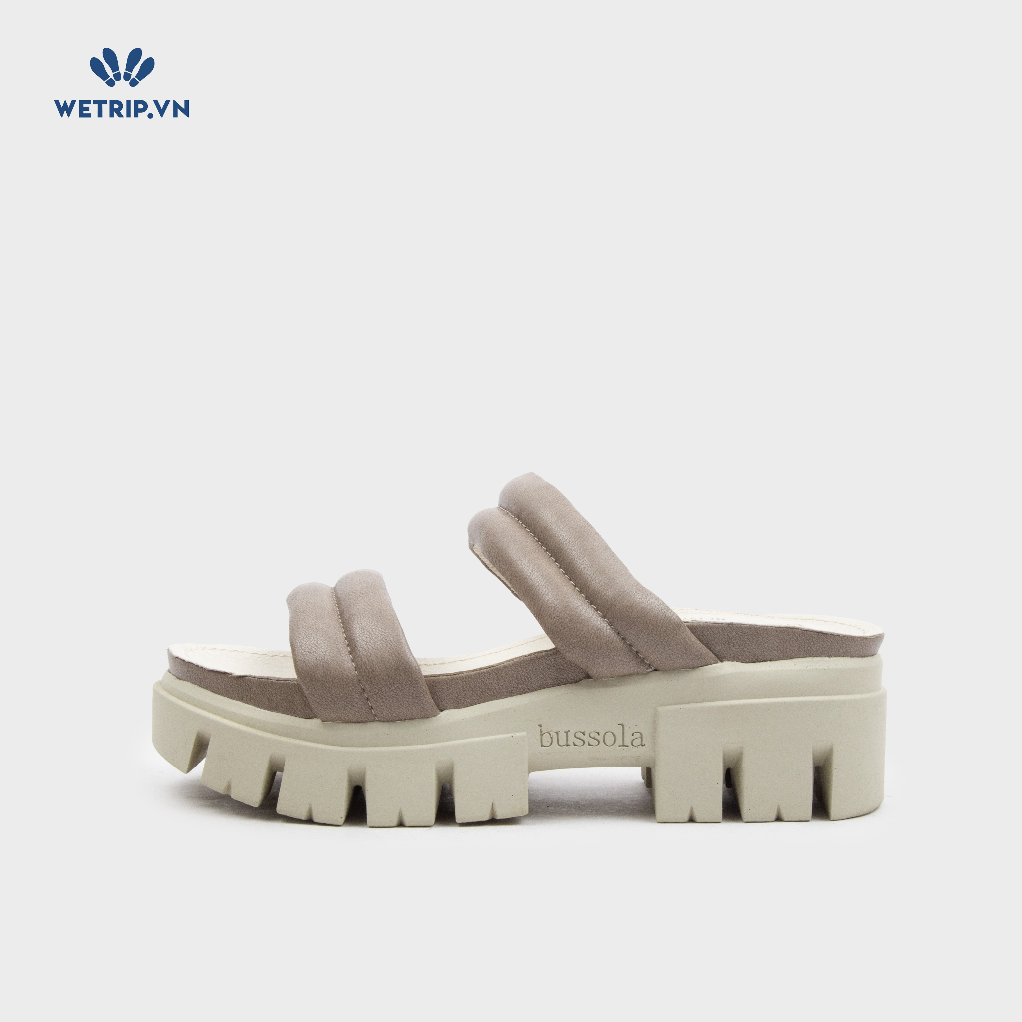 Sandal Cao Gót Bussola (Nâu) Mã SDCG-BSL-101-C
