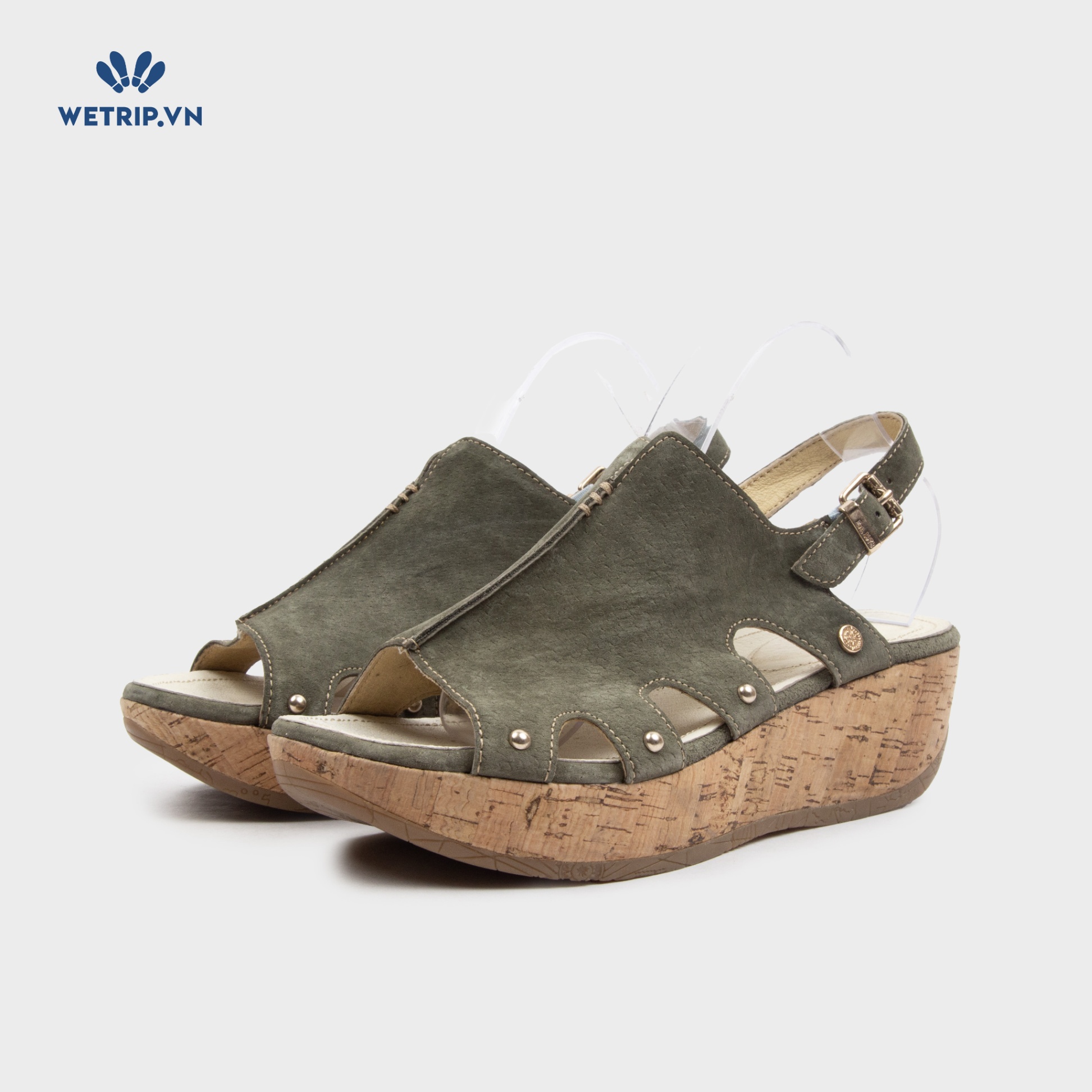 Sandal Xuồng Bussola (Rêu) Mã SDX-BSL-105-E