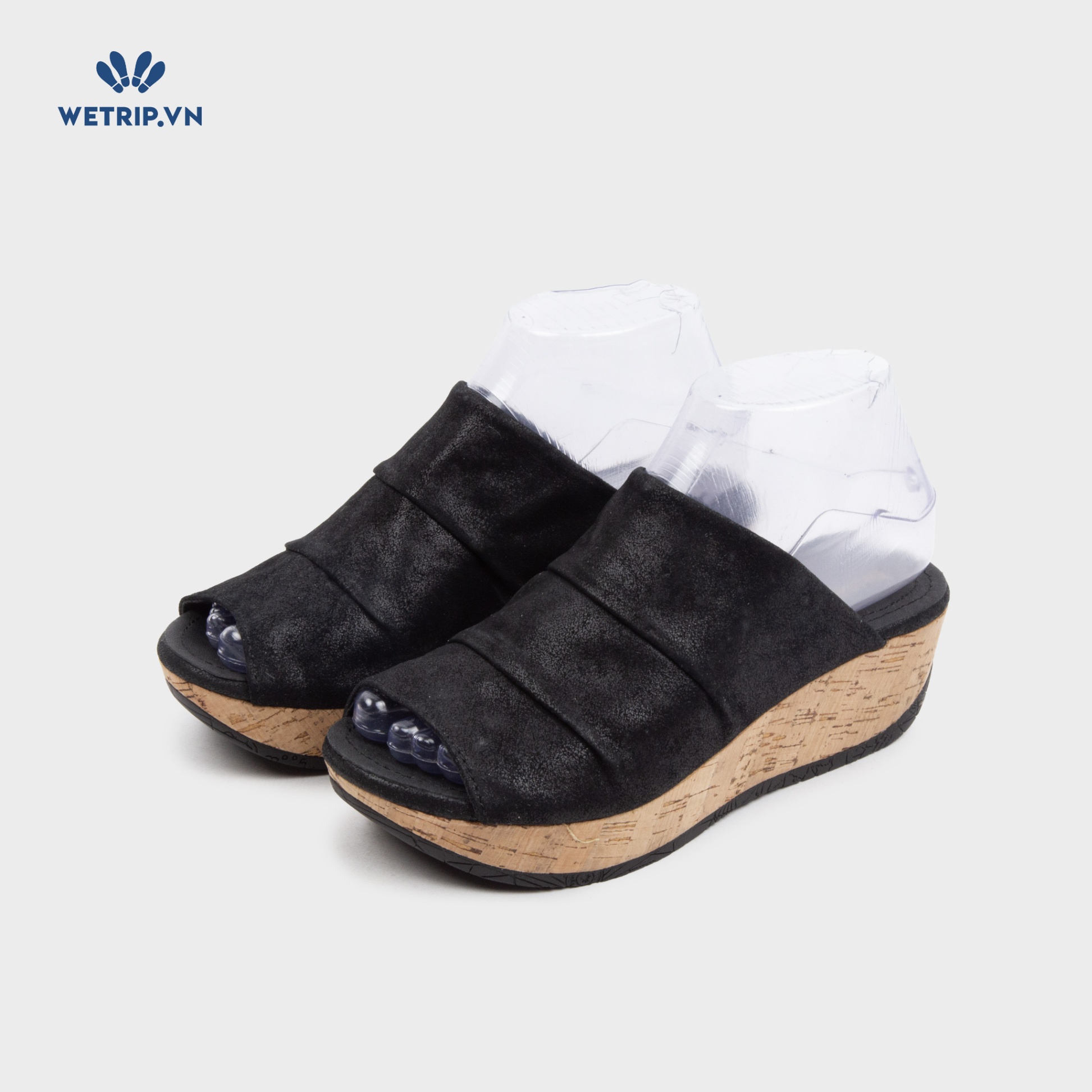 Sandal Xuồng Bussola (Đen lì) Mã SDX-BSL-101-A