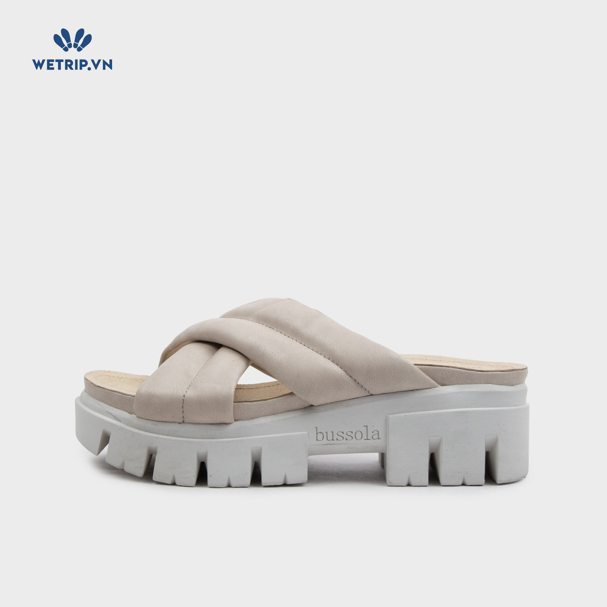 Sandal Cao Gót Bussola (Quai be đế trắng) Mã SDCG-BSL-100-C1