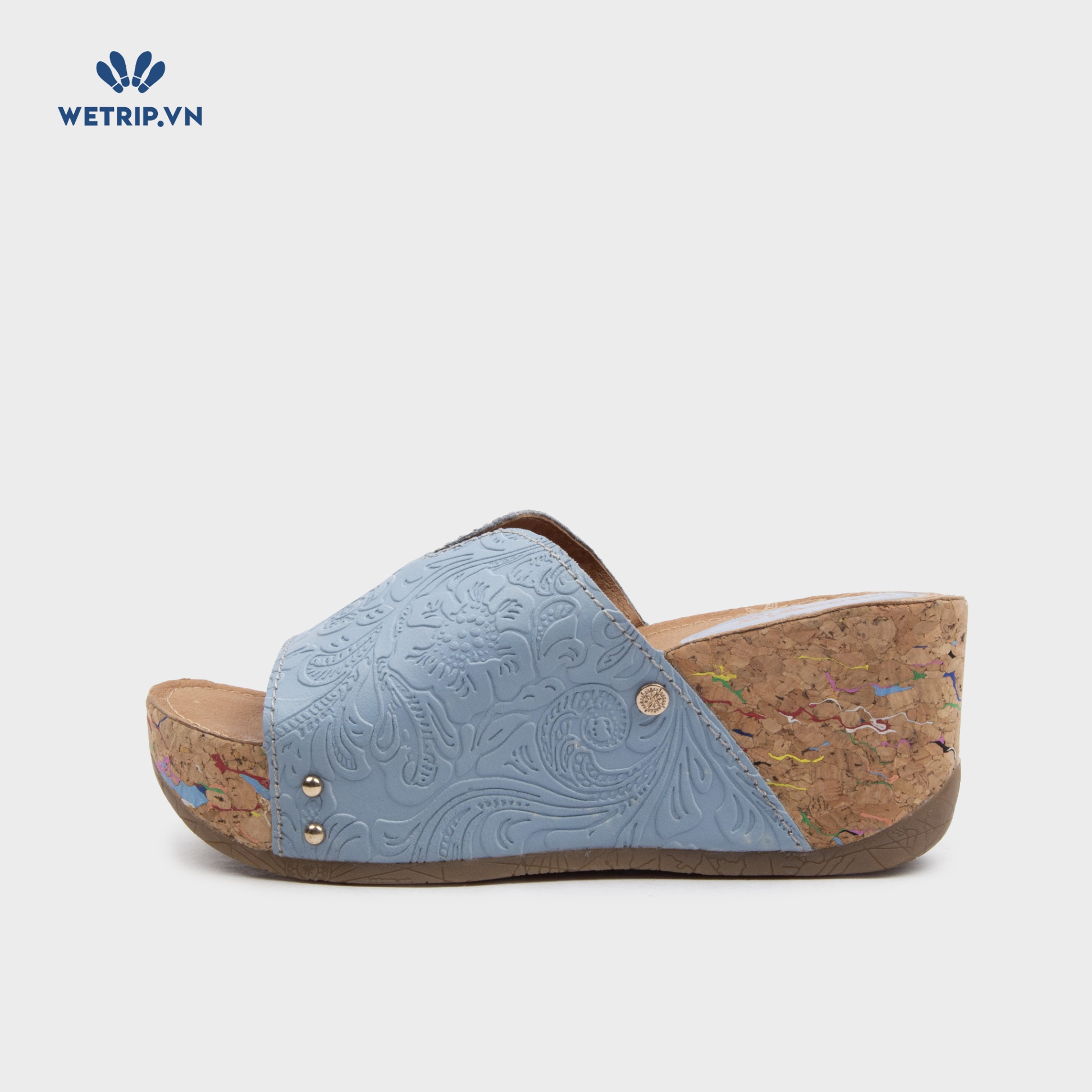 Sandal Xuồng Bussola (Xanh dương đế pha màu) Mã SDX-BSL-103-J