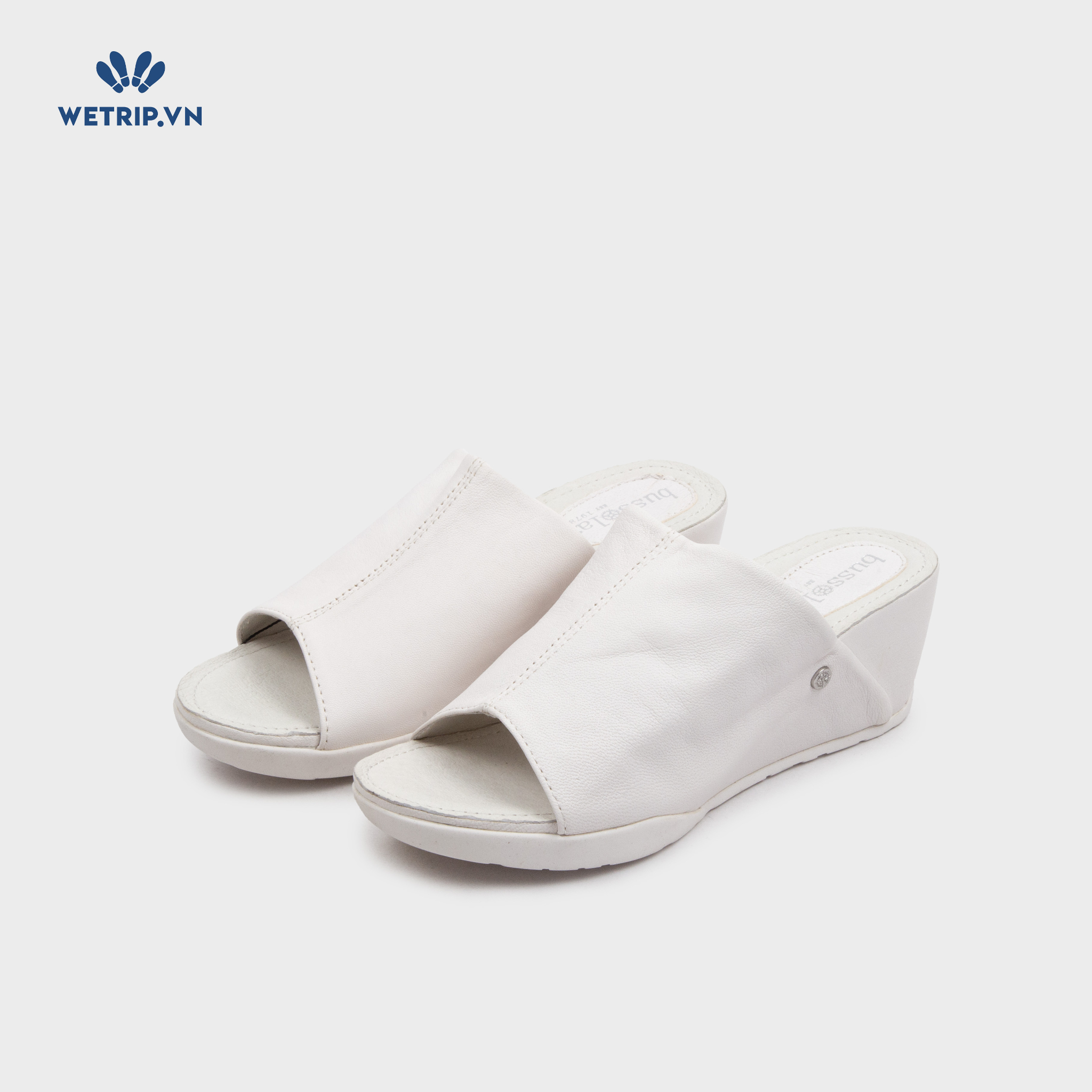 Sandal Xuồng Bussola (Kem lì) Mã SDX-BSL-102-D