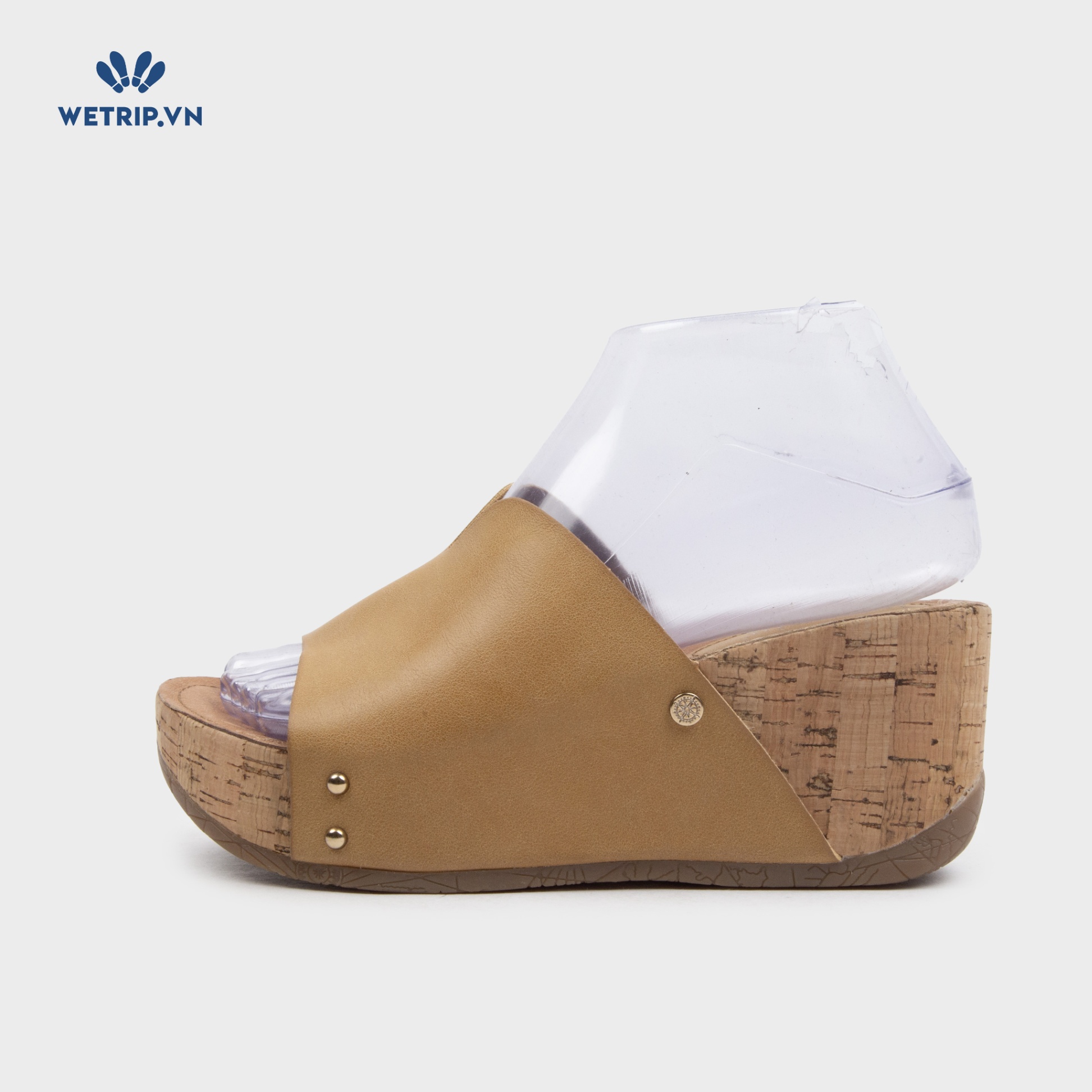 Sandal Xuồng Bussola (Nâu nhạt trơn) Mã SDX-BSL-103-I1
