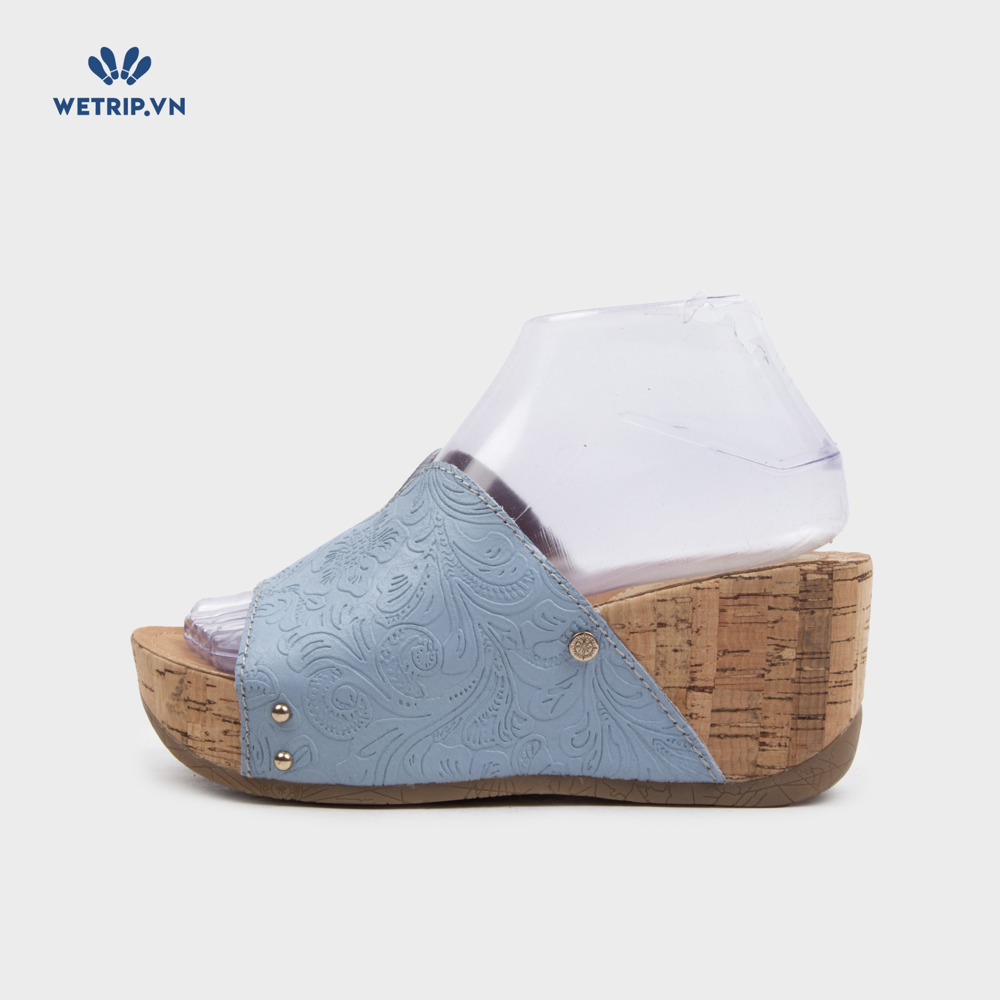 Sandal Xuồng Bussola (Xanh dương đế nâu) Mã SDX-BSL-103-J1