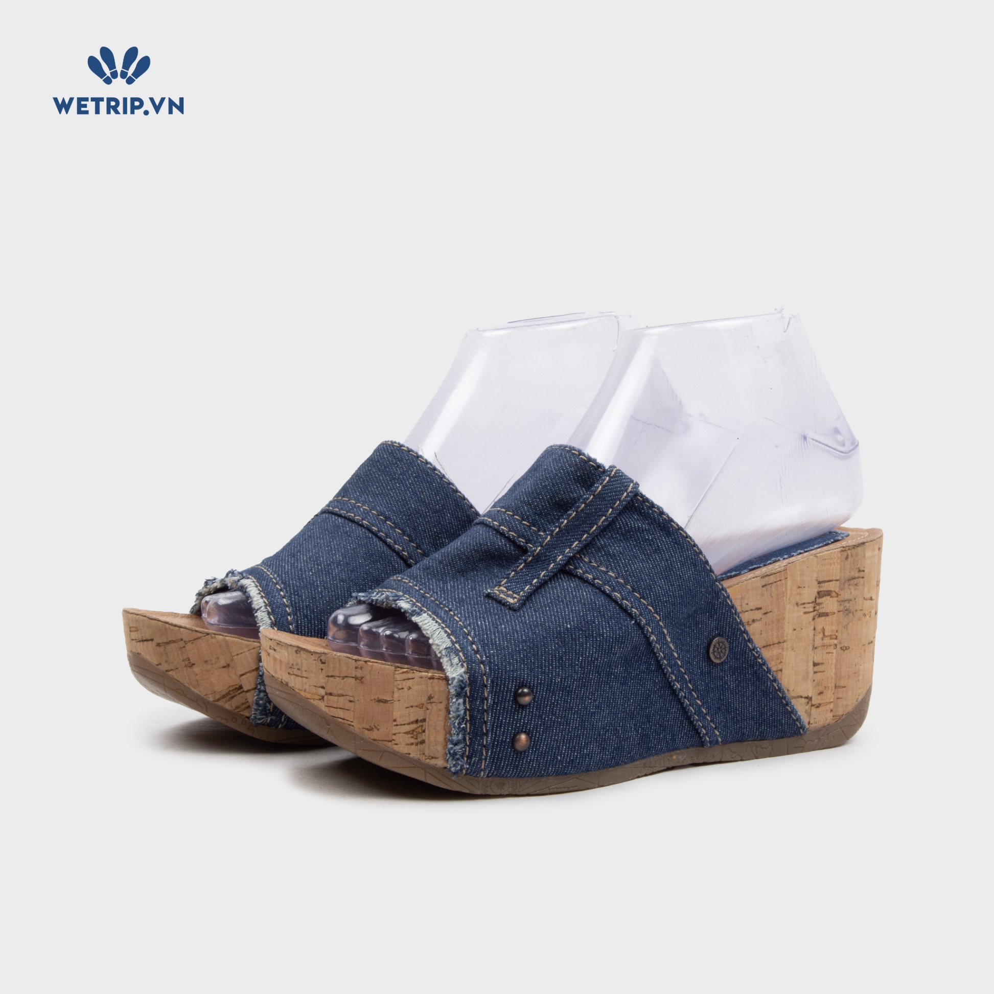 Sandal Xuồng Bussola (Xanh đậm) Mã SDX-BSL-104-B