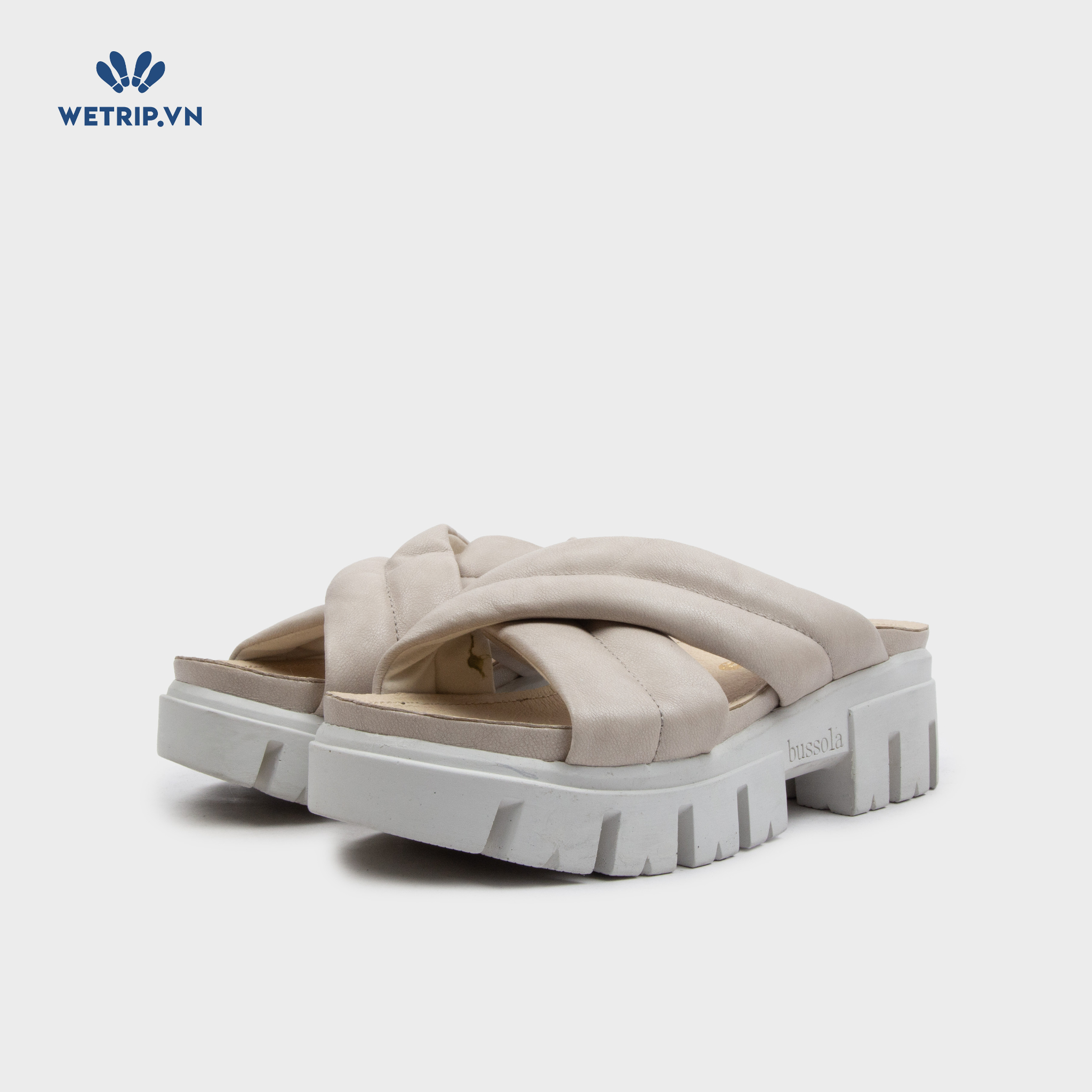 Sandal Cao Gót Bussola (Quai be đế trắng) Mã SDCG-BSL-100-C1