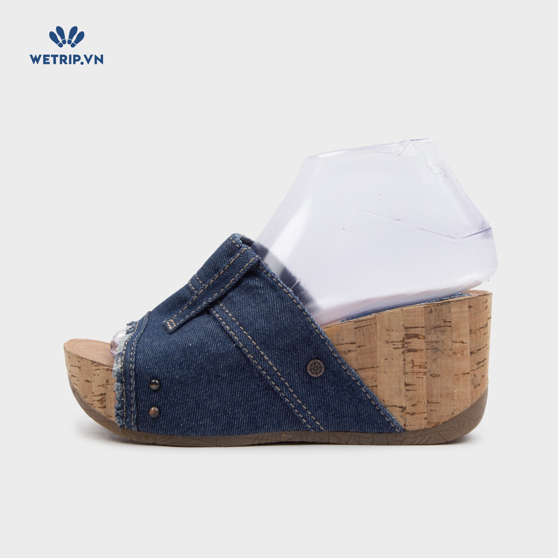 Sandal Xuồng Bussola (Xanh đậm) Mã SDX-BSL-104-B