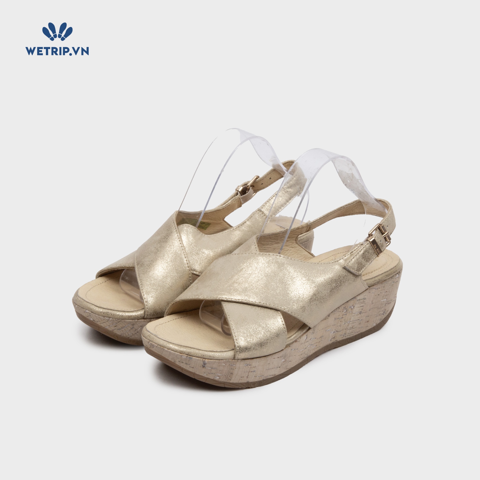 Sandal Xuồng Bussola (Ánh vàng đế nâu) Mã SDX-BSL-110-D1