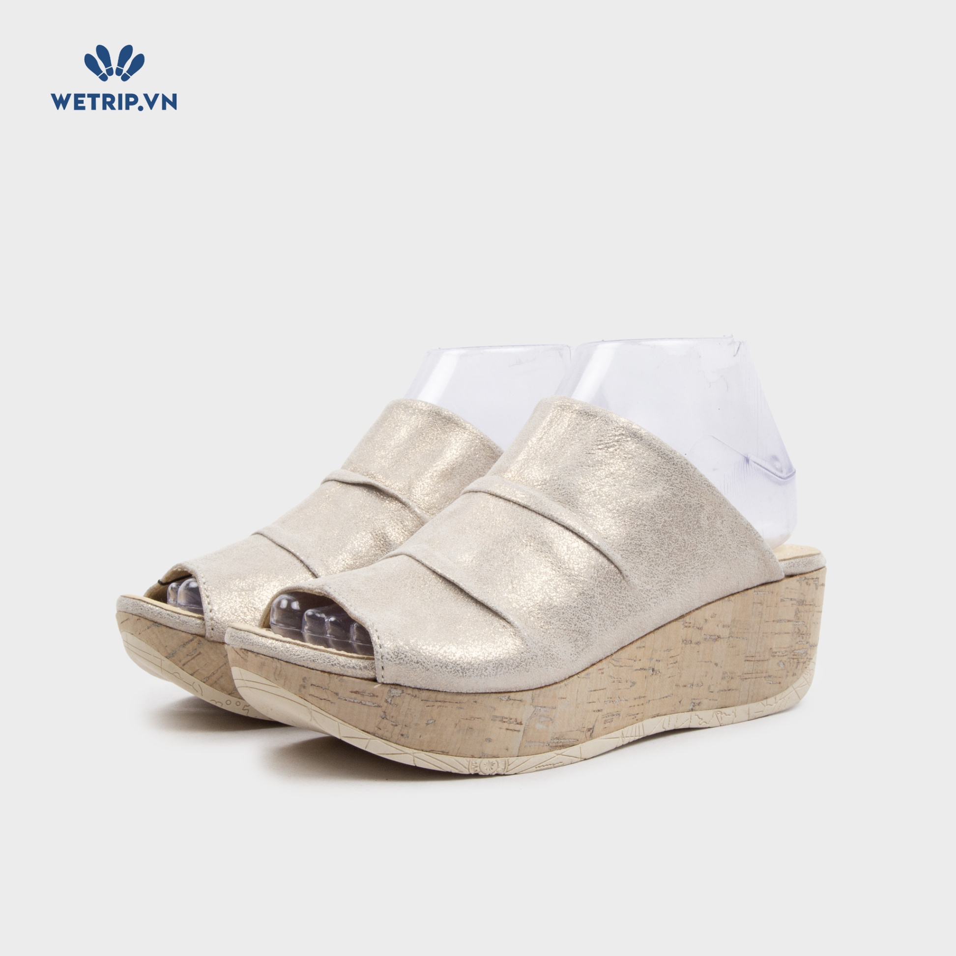 Sandal Xuồng Bussola (Ánh vàng nubuck) Mã SDX-BSL-101-C