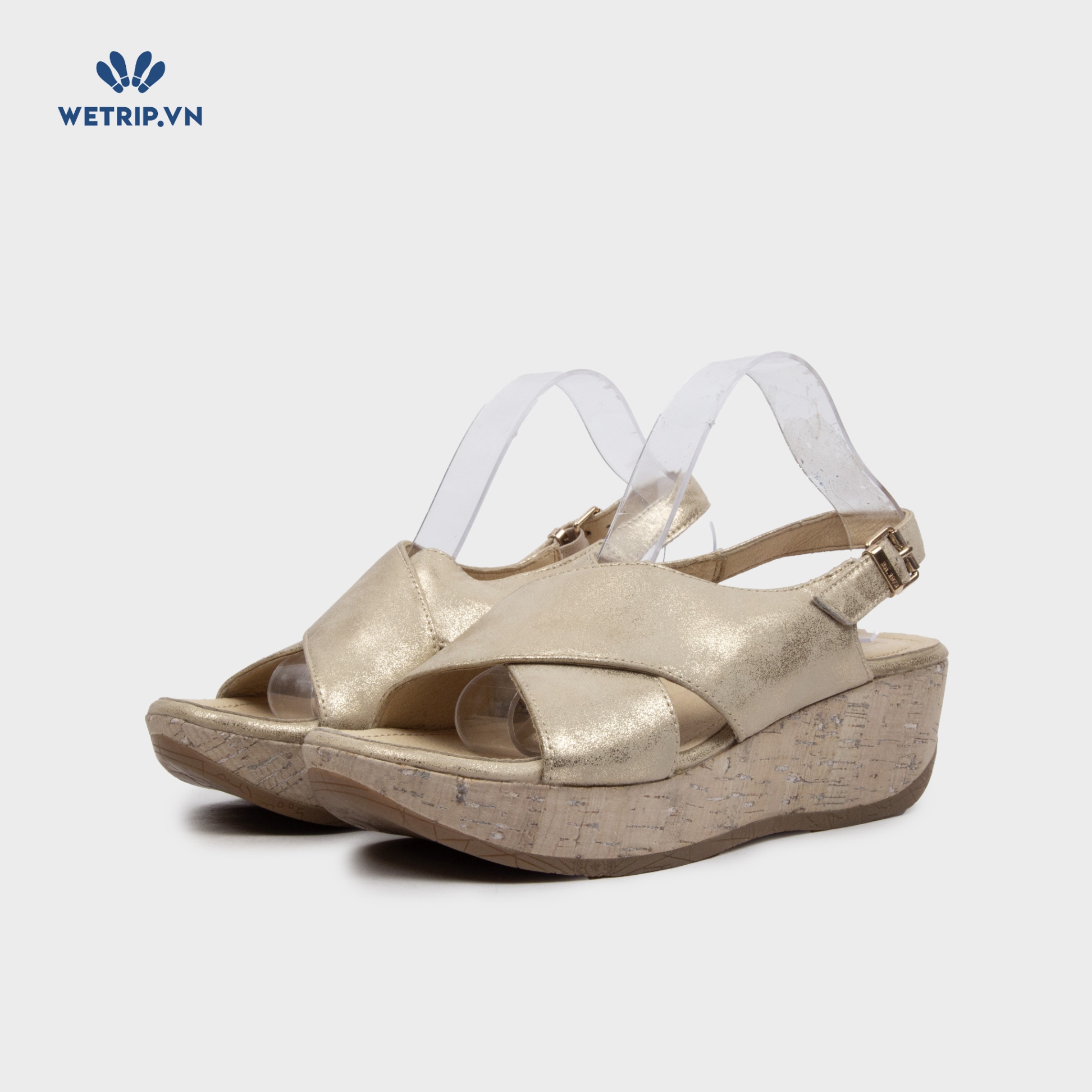 Sandal Xuồng Bussola (Ánh vàng đế nâu) Mã SDX-BSL-110-D1