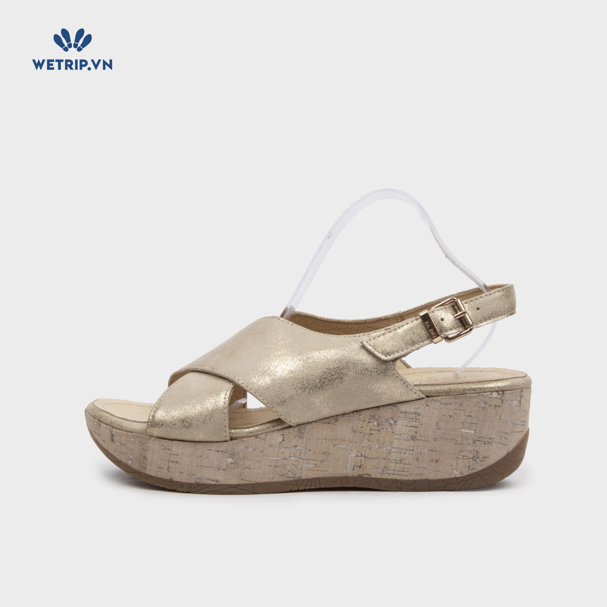 Sandal Xuồng Bussola (Ánh vàng đế nâu) Mã SDX-BSL-110-D1