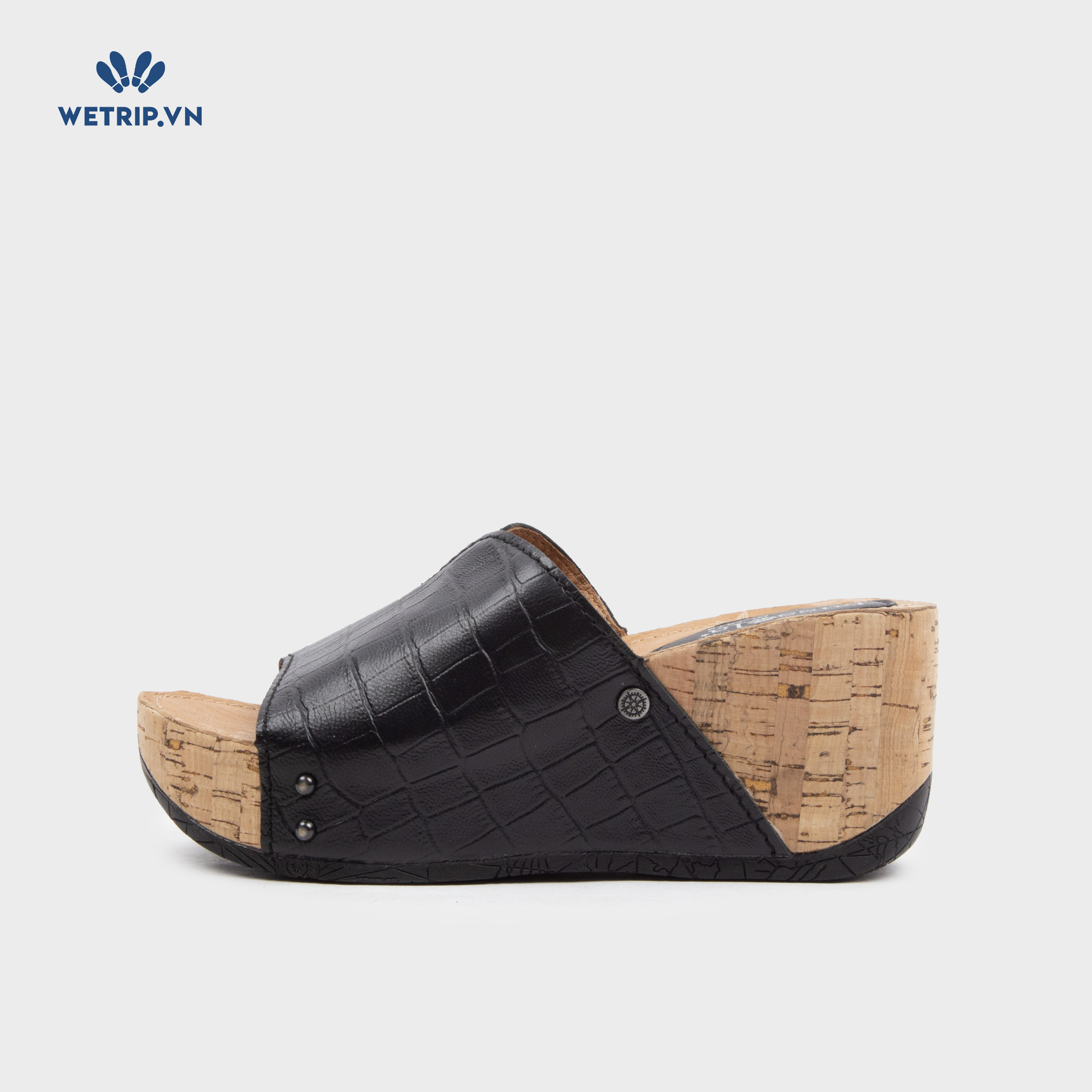Sandal Xuồng Bussola (Đen lì) Mã SDX-BSL-103-A1