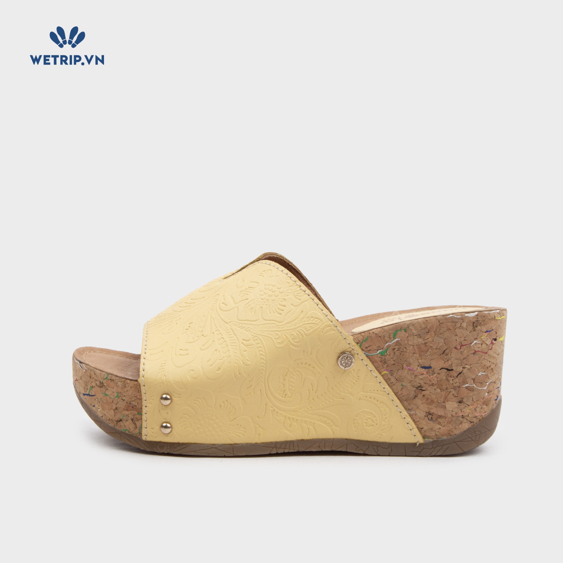 Sandal Xuồng Bussola (Vàng cam đế pha màu) Mã SDX-BSL-103-L1