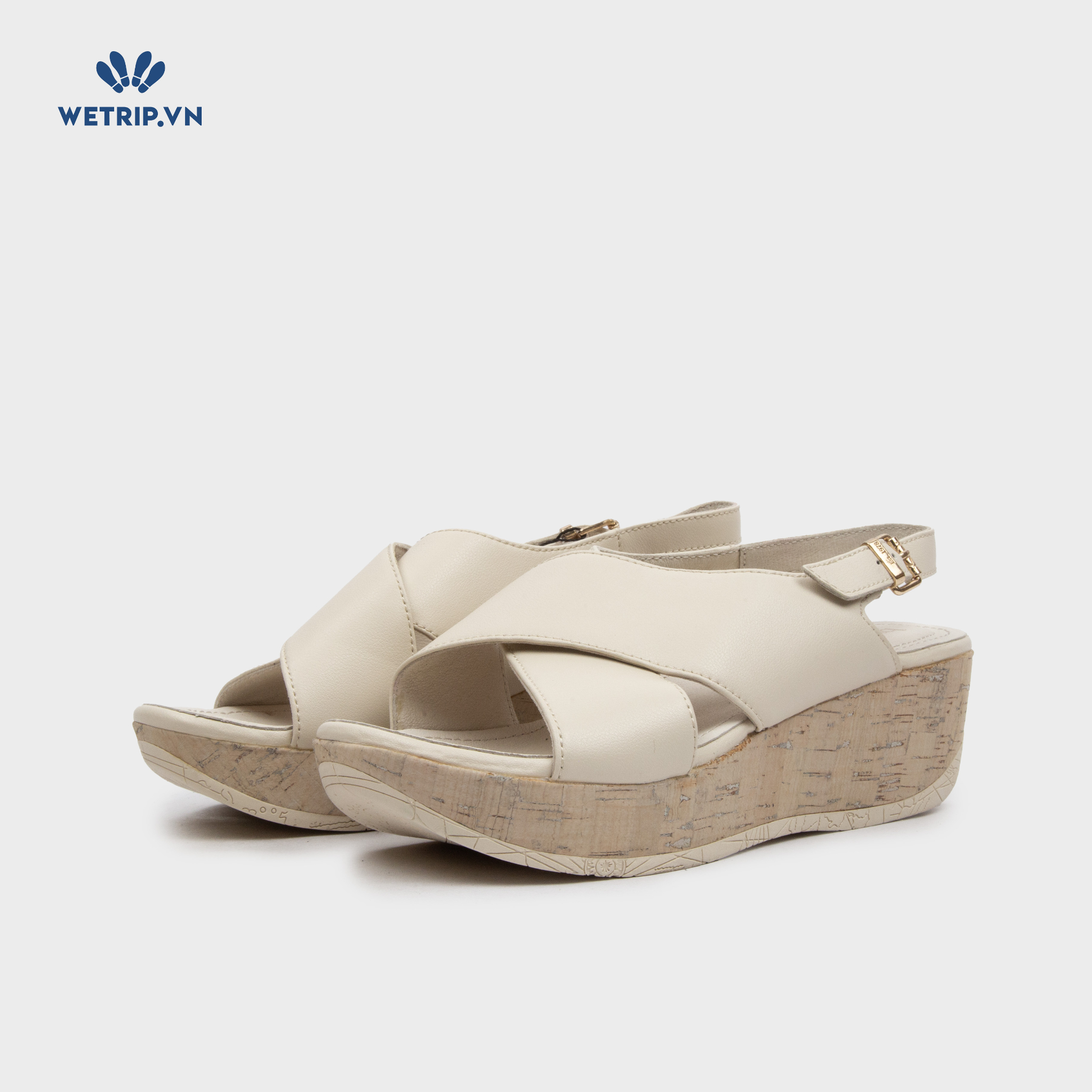 Sandal Xuồng Bussola (Kem) Mã SDX-BSL-110-B