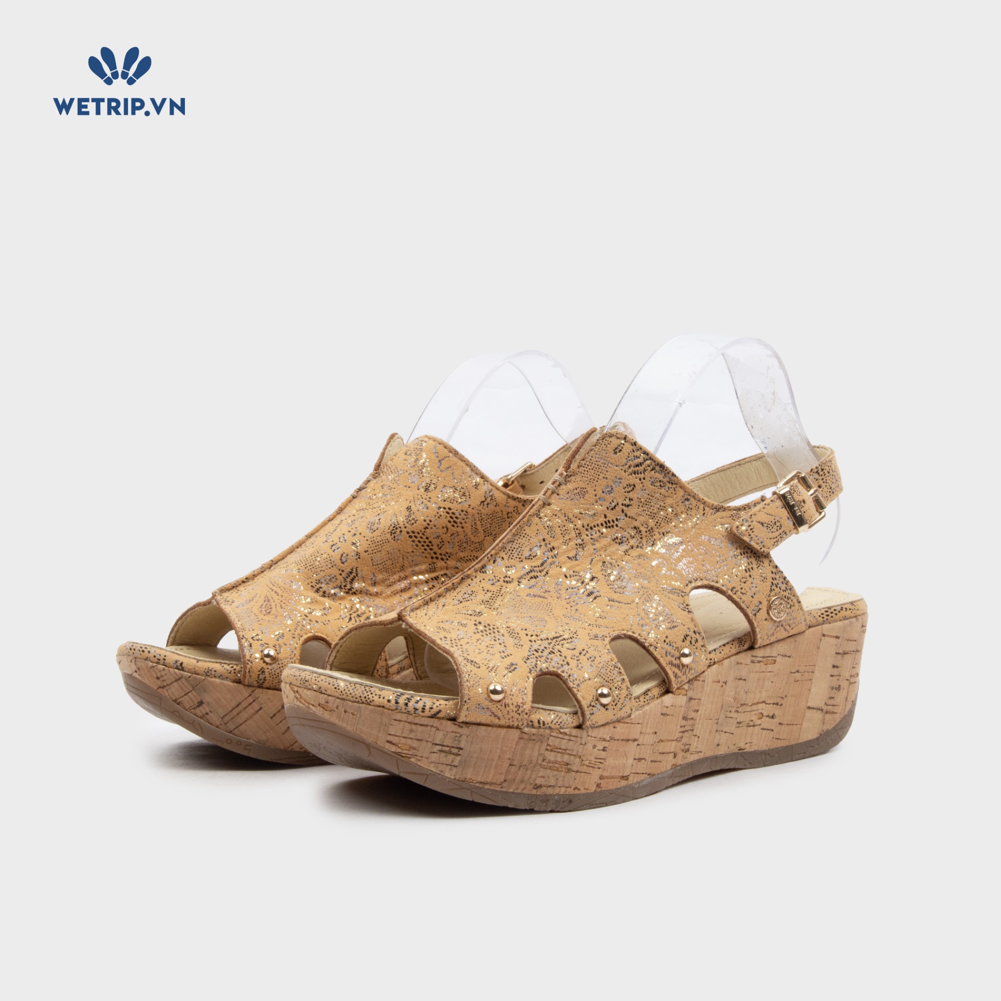 Sandal Xuồng Bussola (Nâu da bò lót be) Mã SDX-BSL-105-C
