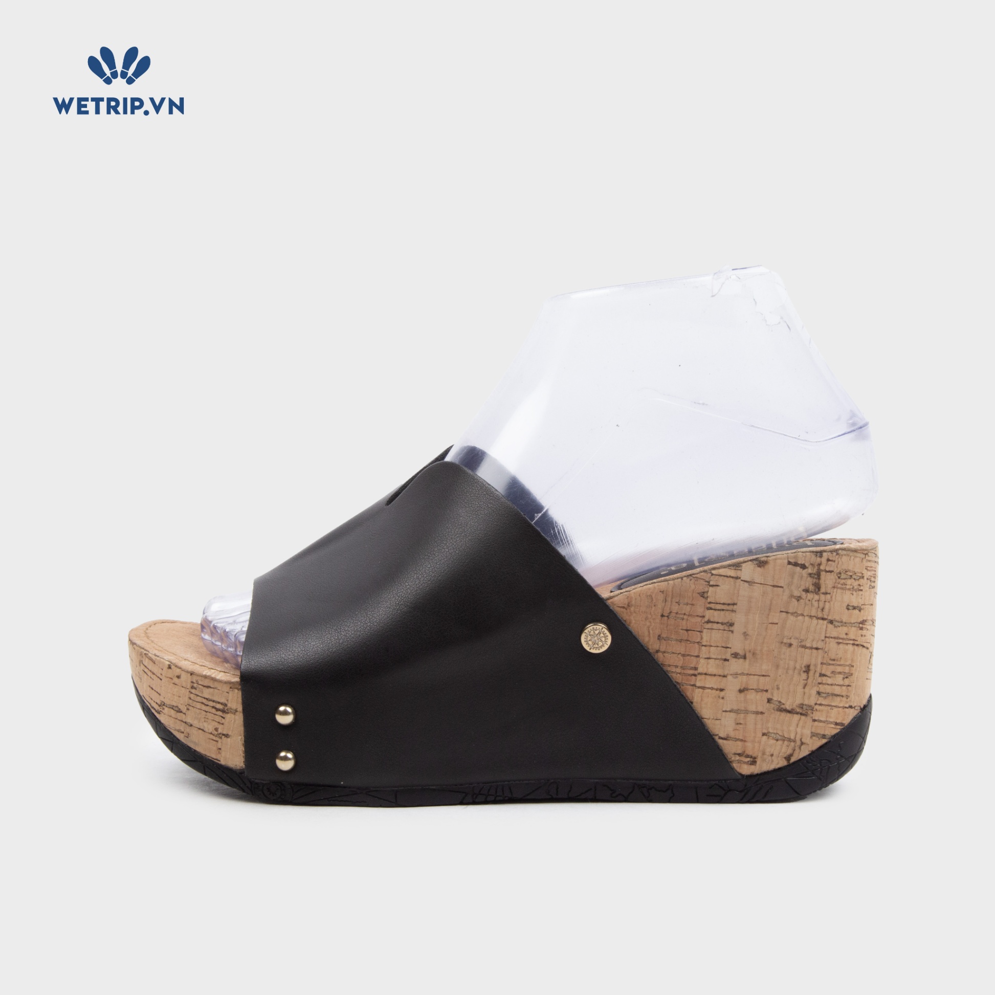 Sandal Xuồng Bussola (Đen trơn) Mã SDX-BSL-103-A2