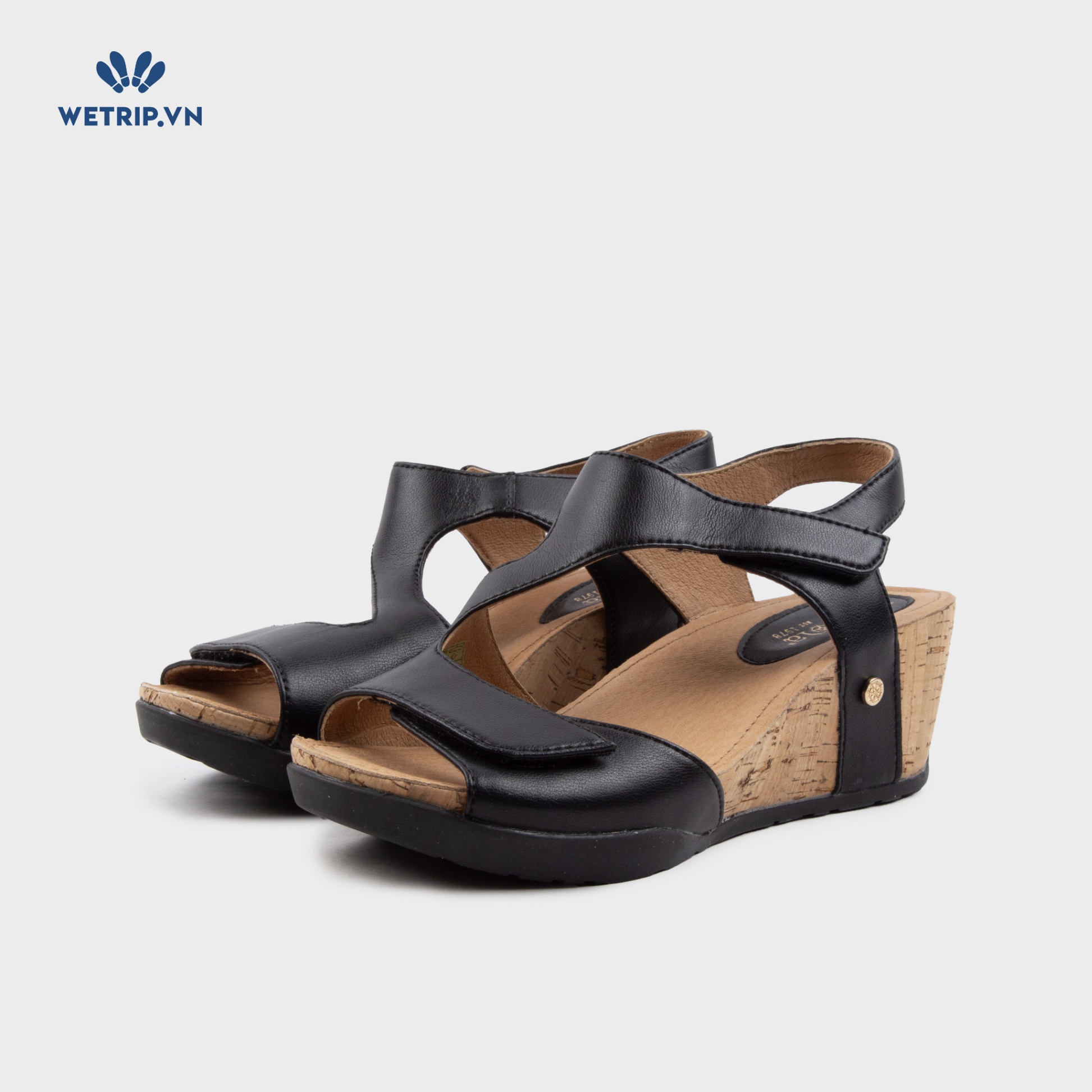 Sandal Xuồng Bussola (Đen bóng) Mã SDX-BSL-121-A1