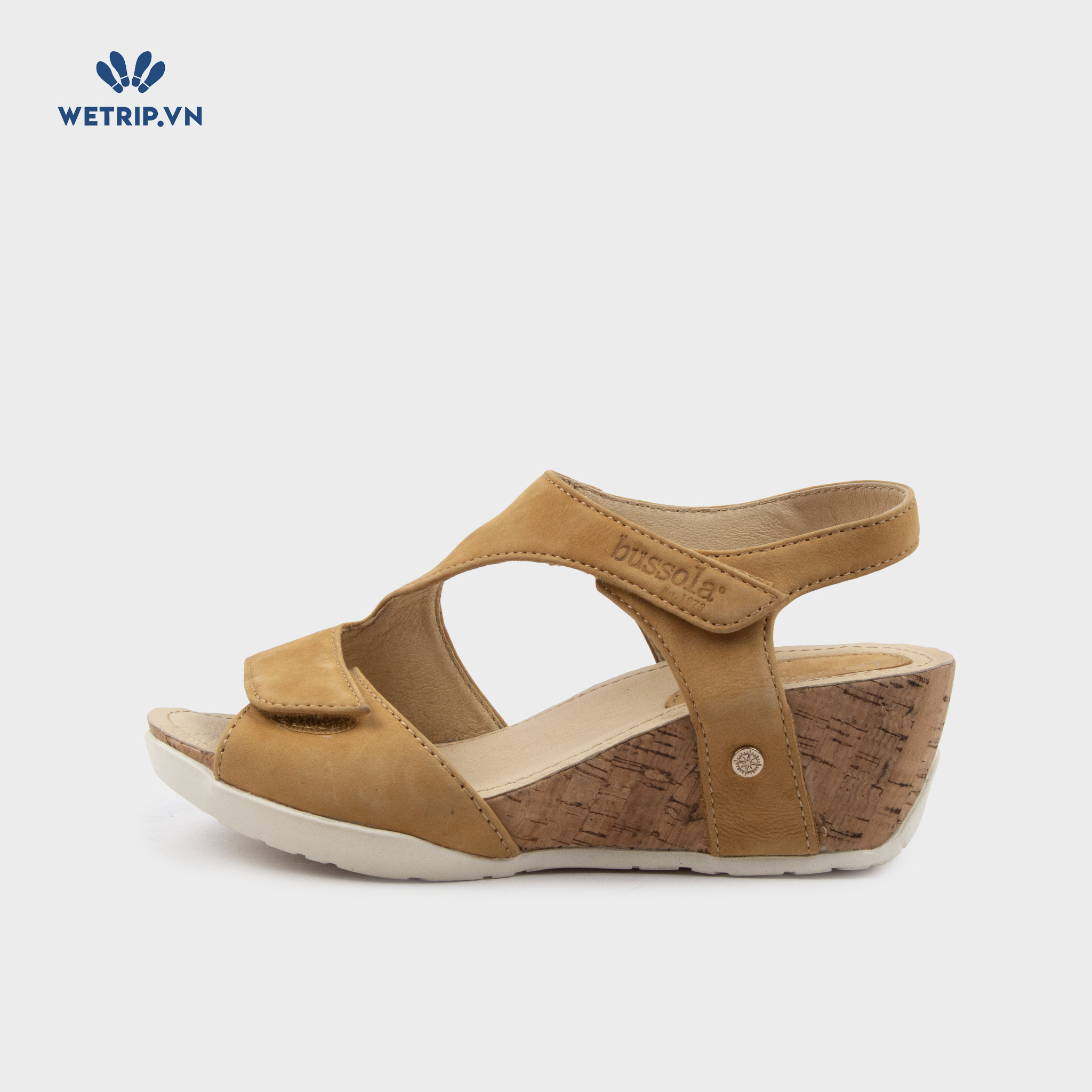 Sandal Xuồng Bussola (Nâu bò da lộn) Mã SDX-BSL-121-D1