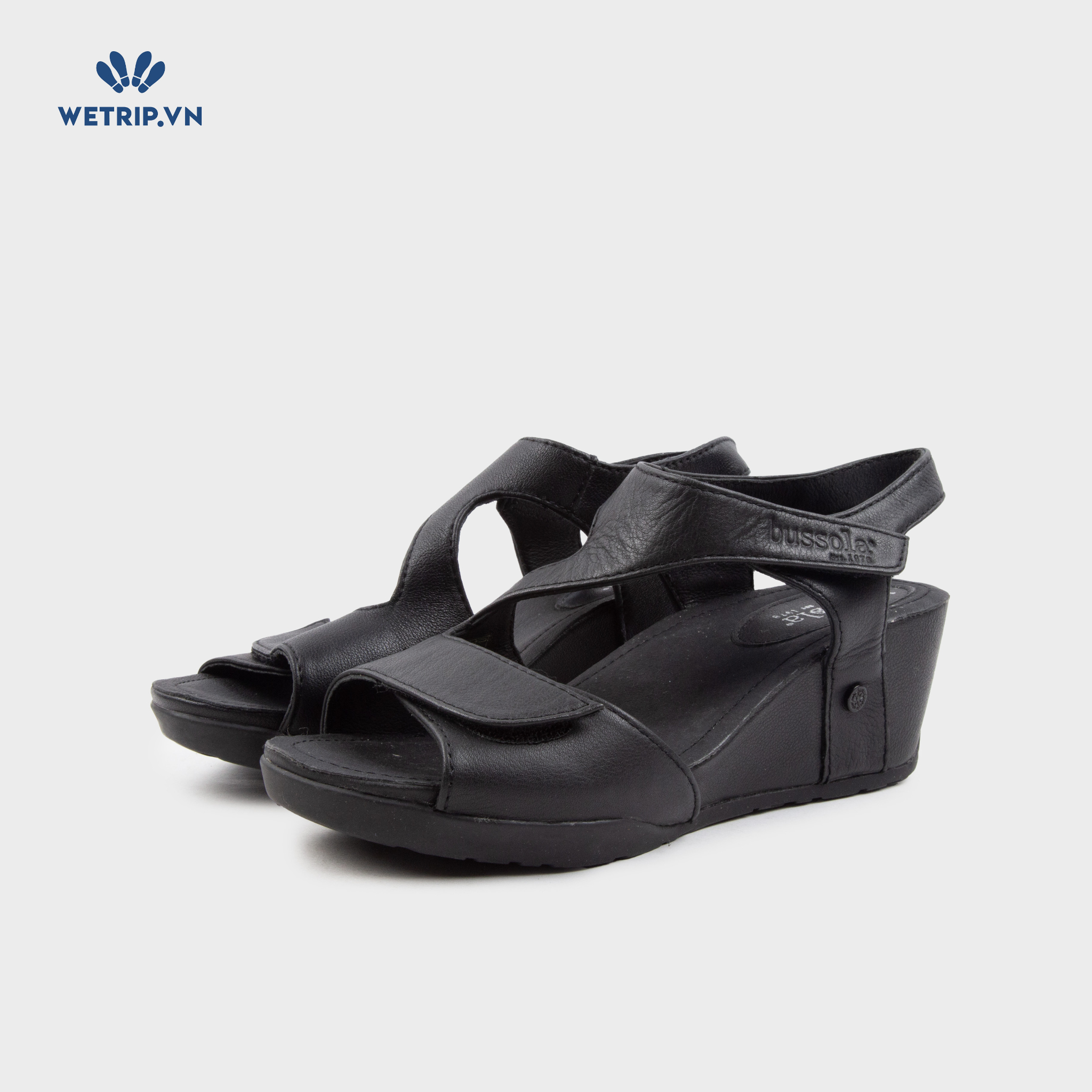 Sandal Xuồng Bussola (Đen full) Mã SDX-BSL-121-A5