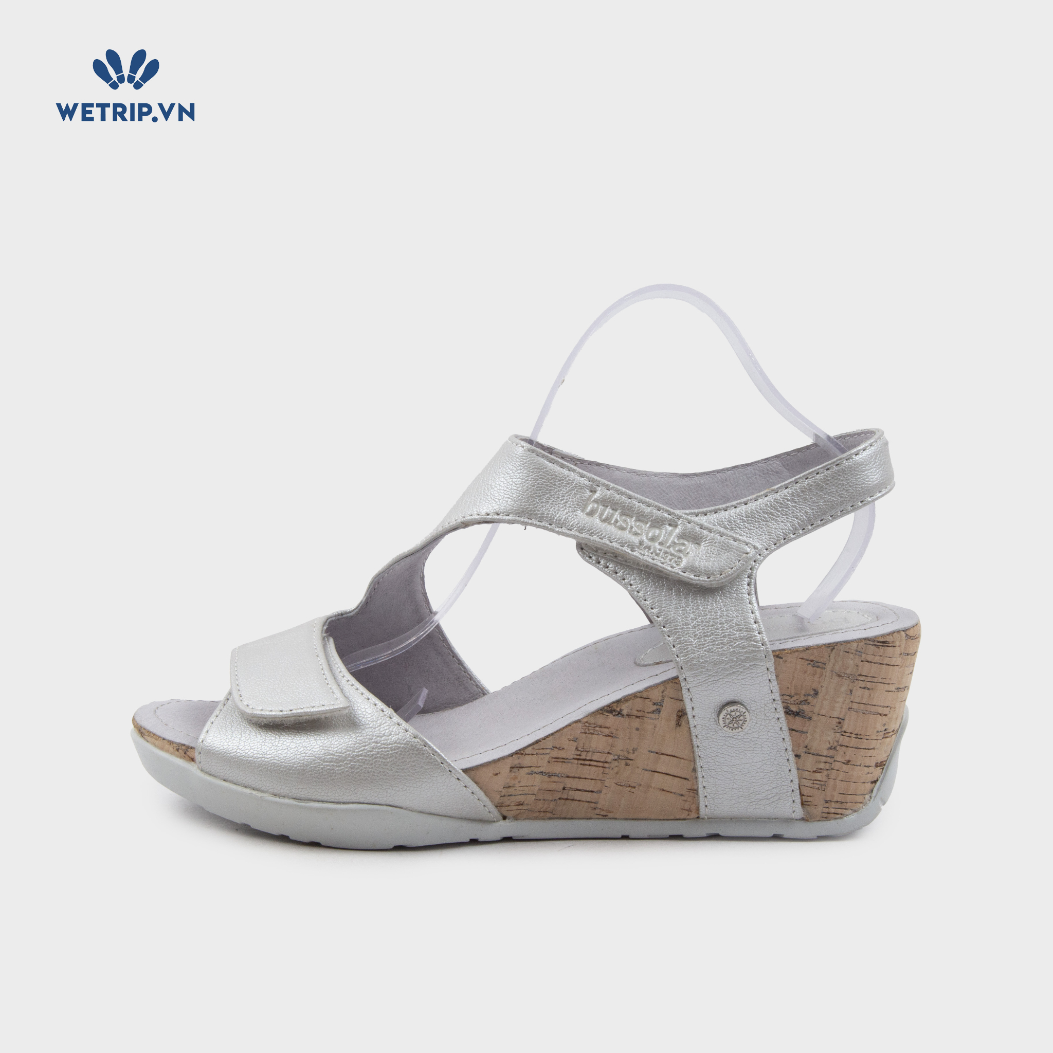 Sandal Xuồng Bussola (Bạc lì lót tím nhạt) Mã SDX-BSL-121-E2