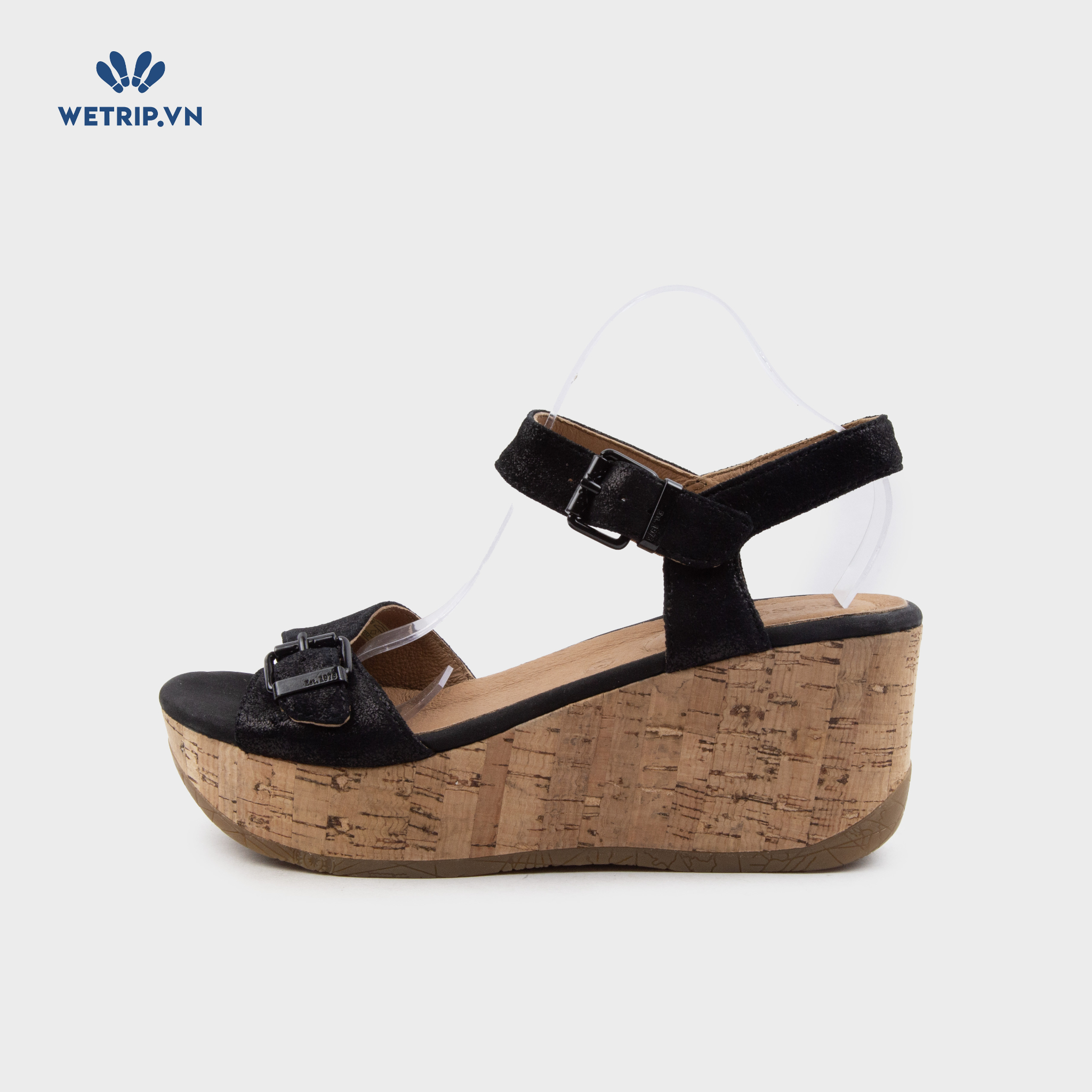Sandal Xuồng Bussola (Đen nubuck) Mã SDX-BSL-118-A