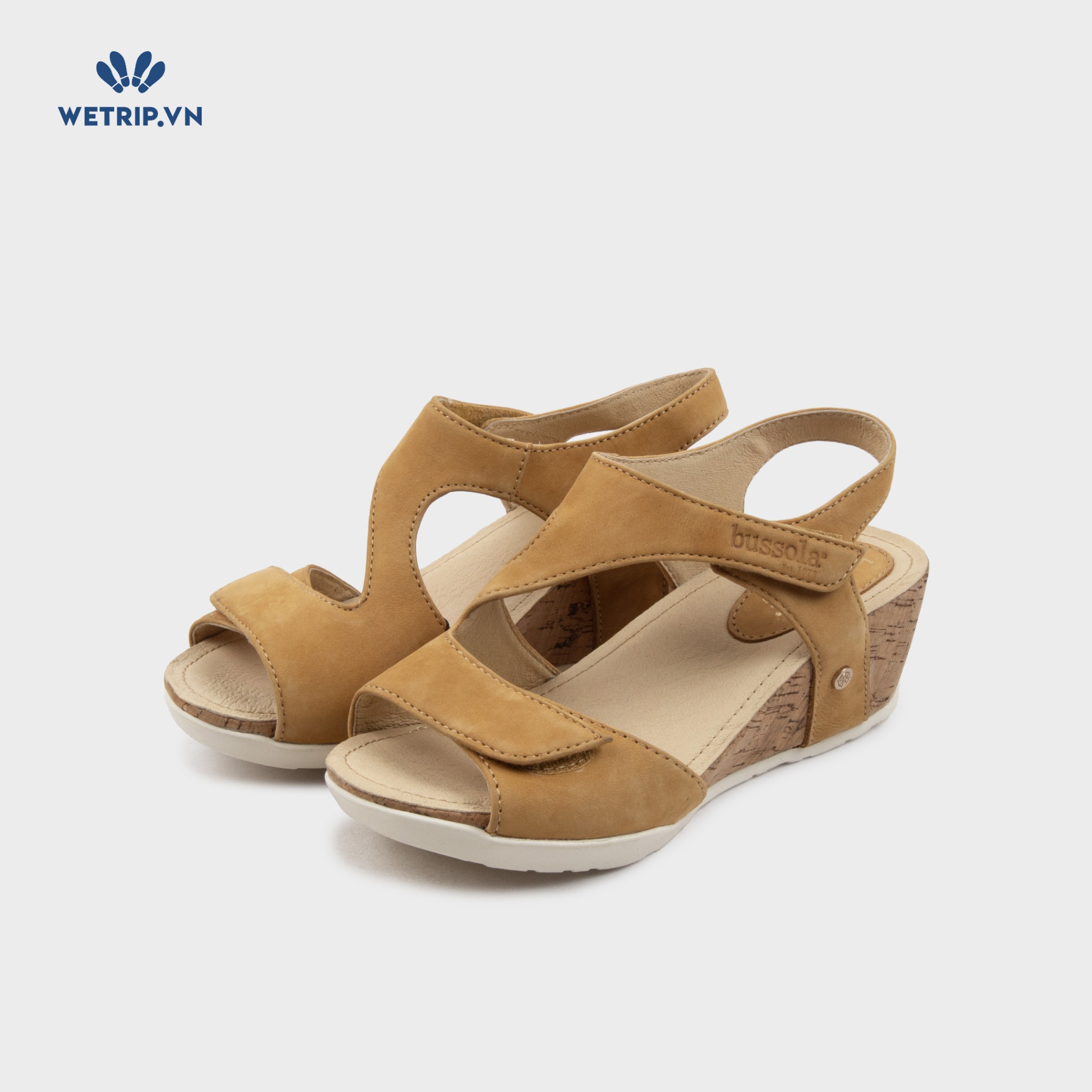 Sandal Xuồng Bussola (Nâu bò da lộn) Mã SDX-BSL-121-D1
