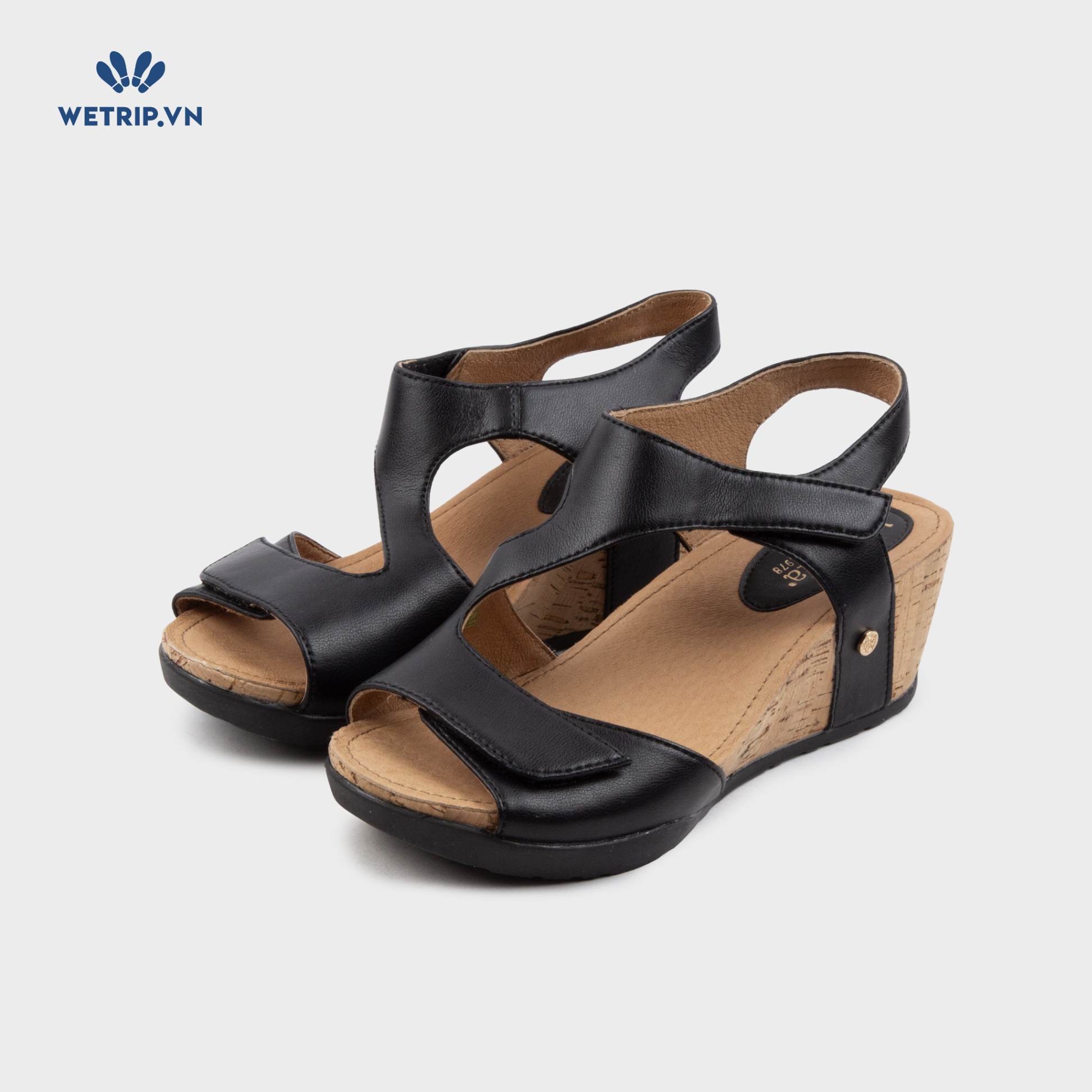 Sandal Xuồng Bussola (Đen bóng) Mã SDX-BSL-121-A1