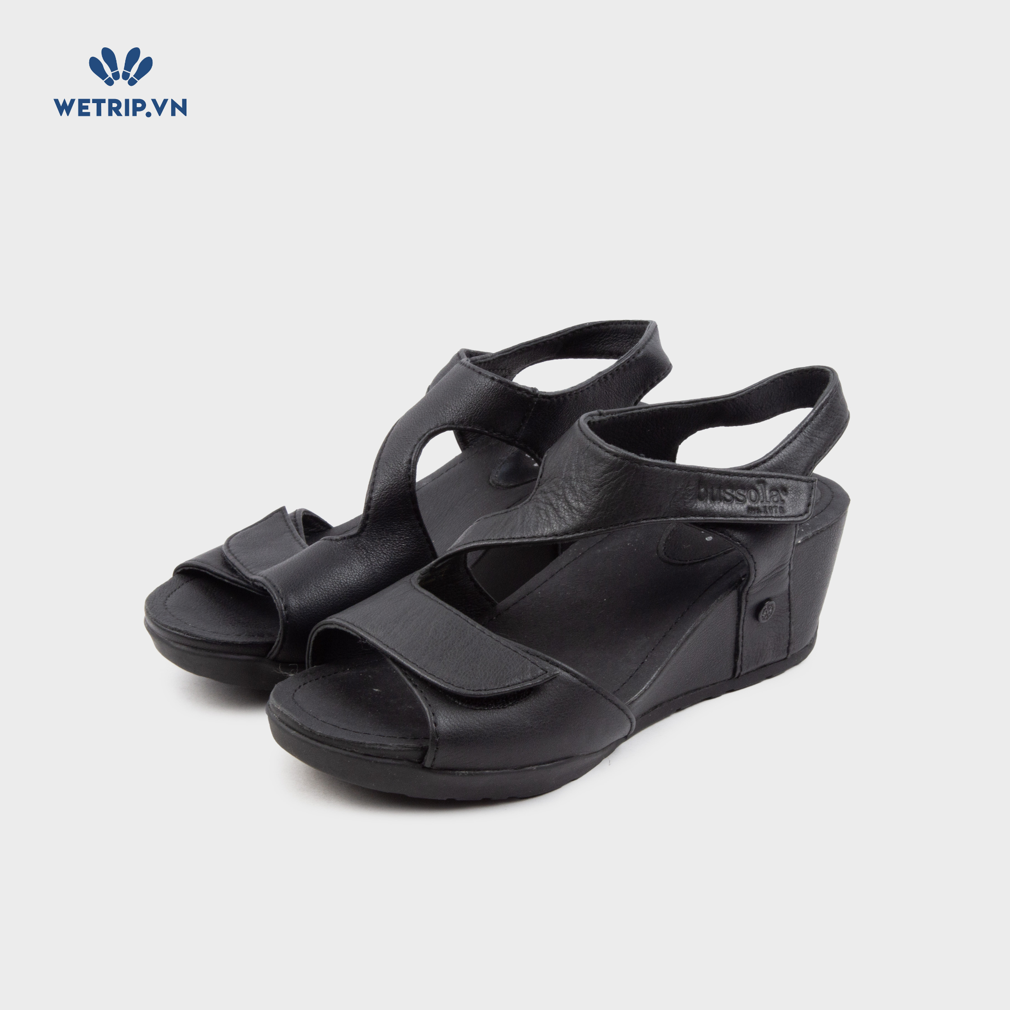 Sandal Xuồng Bussola (Đen full) Mã SDX-BSL-121-A5