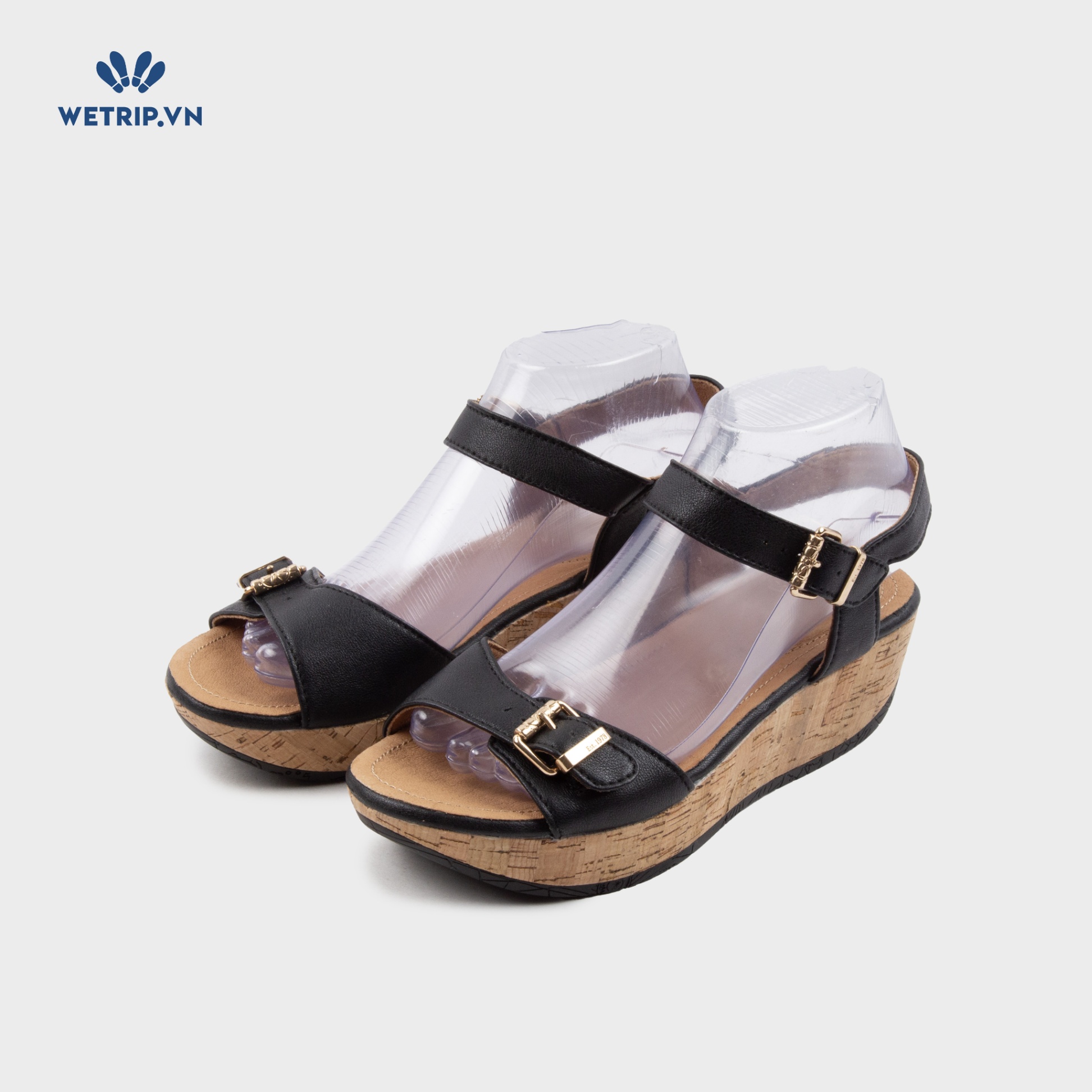 Sandal Xuồng Bussola (Đen đế thấp) Mã SDX-BSL-017-G2