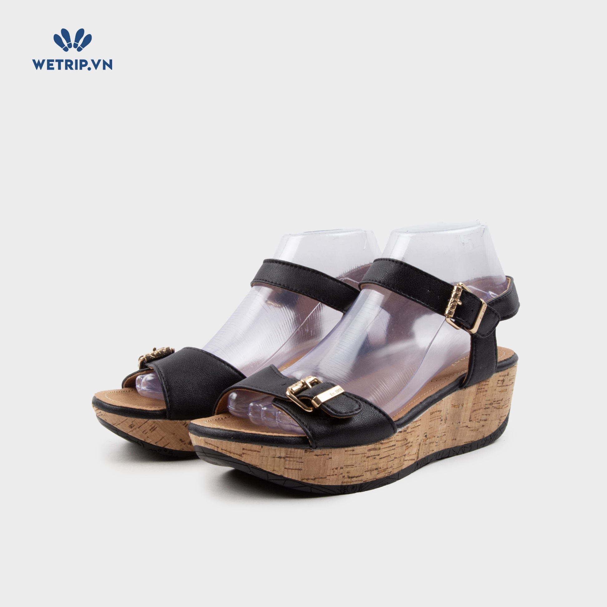 Sandal Xuồng Bussola (Đen đế thấp) Mã SDX-BSL-017-G2