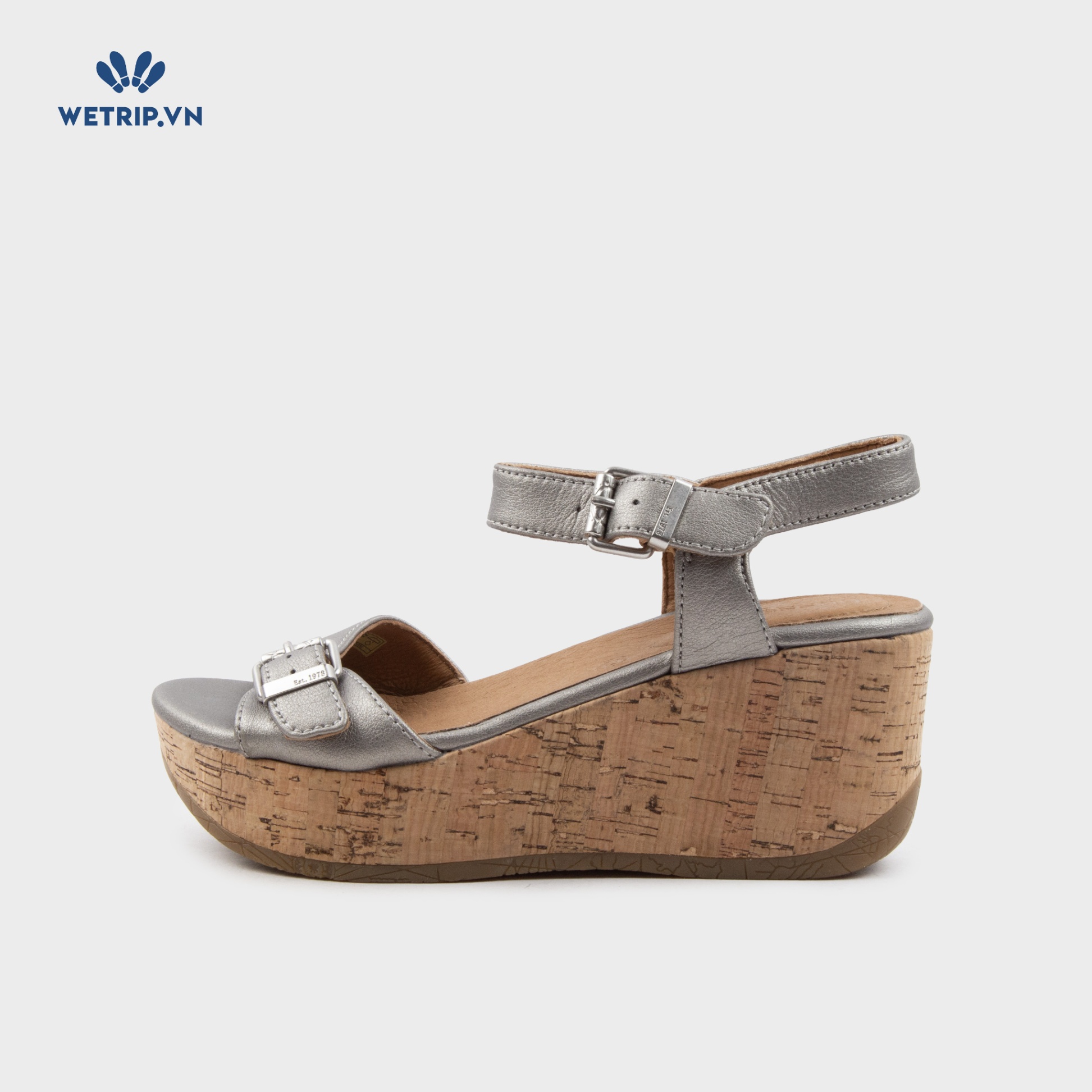 Sandal Xuồng Bussola (Ánh bạc đế nâu) Mã SDX-BSL-118-C
