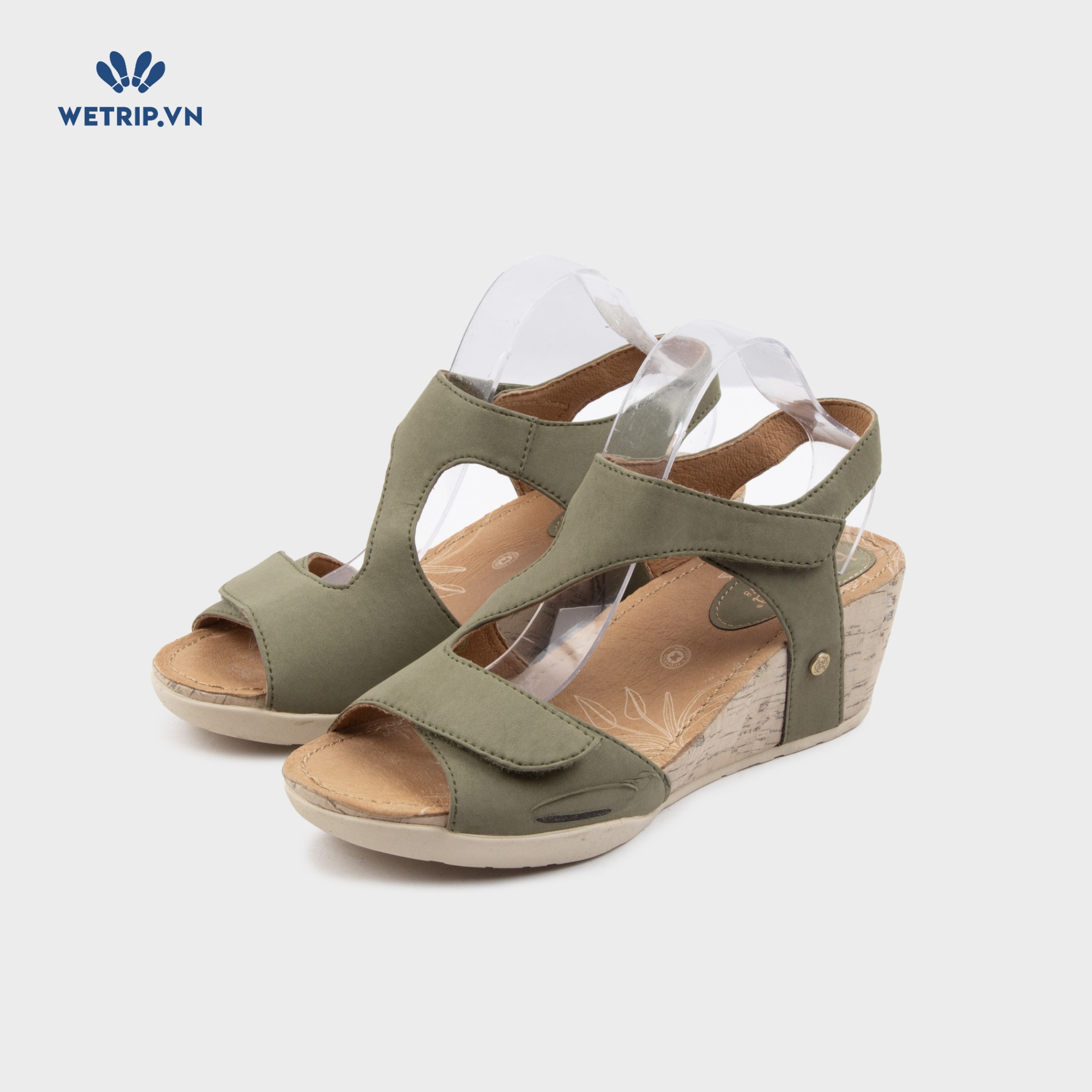Sandal Xuồng Bussola (Rêu) Mã SDX-BSL-121-B