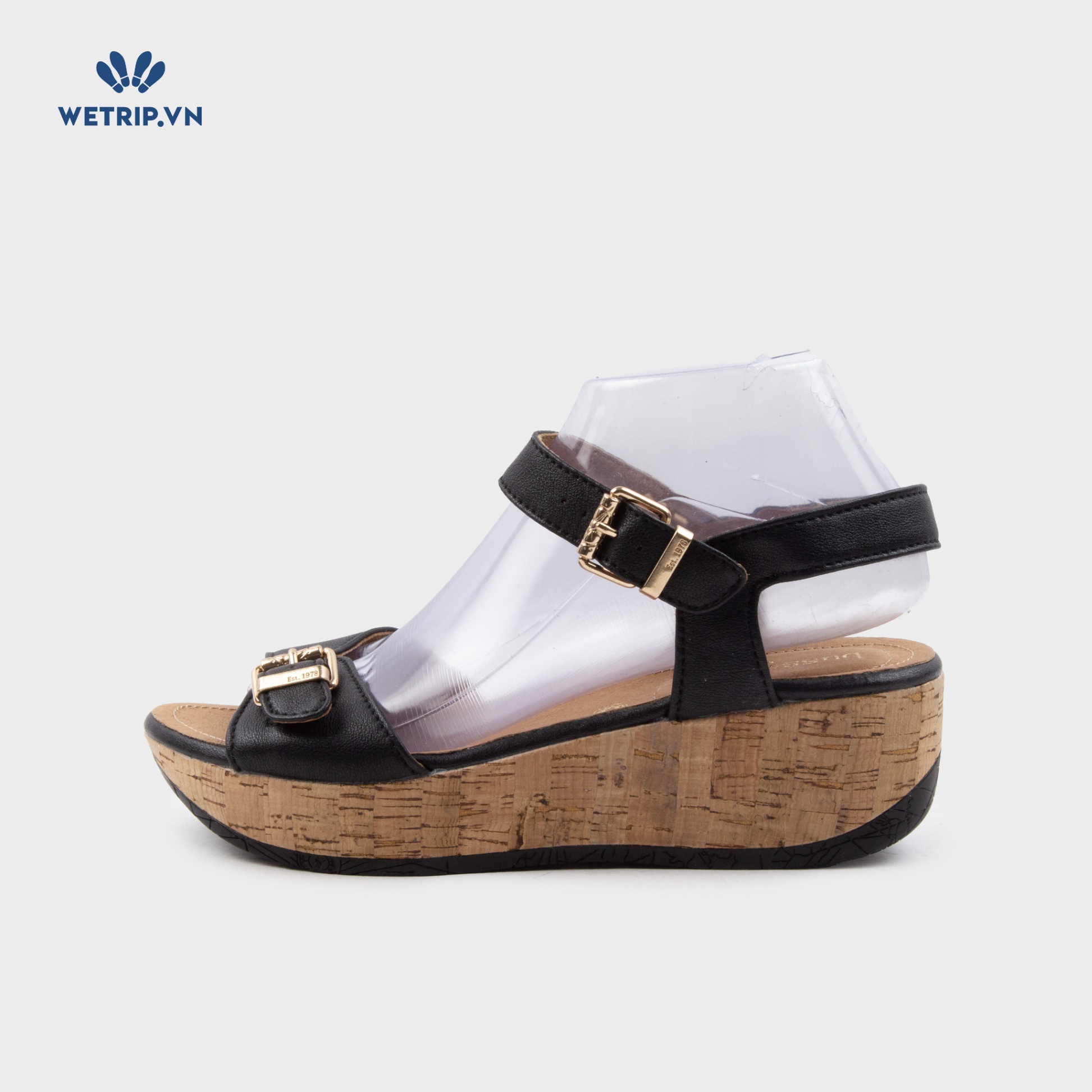 Sandal Xuồng Bussola (Đen đế thấp) Mã SDX-BSL-017-G2